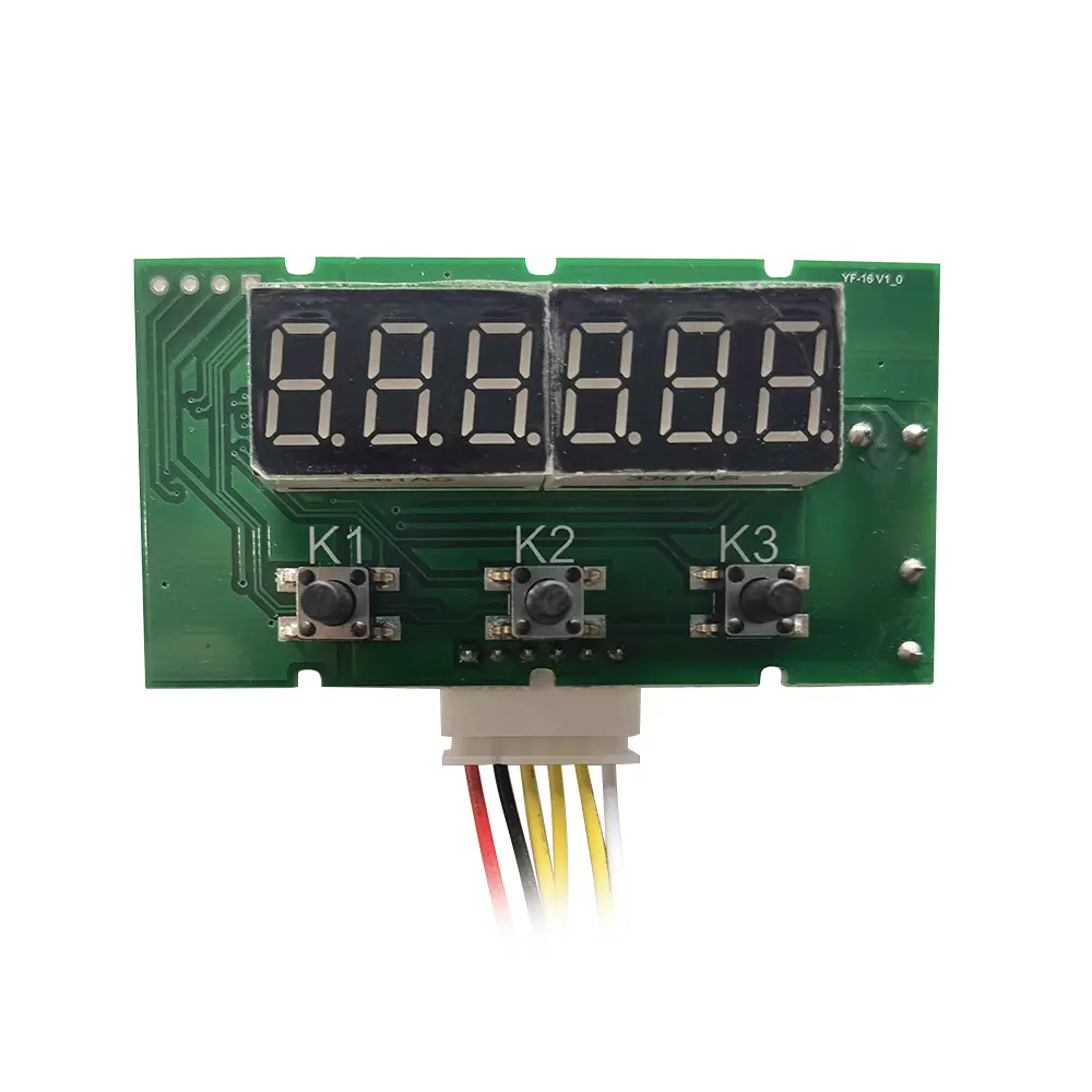 Mini LED Digital Counter Module DC/AC5V~24V Electronic Totalizer with NPN and PNP Signal Interface 1~999999 Times Counting Range