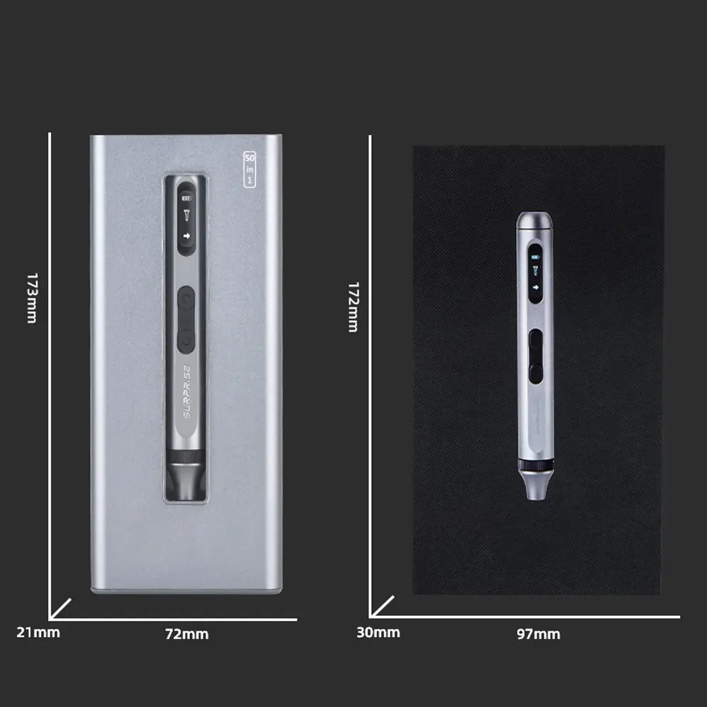 High Precise Electric Screwdriver Screw Driver Type-C Charging Electric Repairing Tool Set for Mobilephones Computers Repair