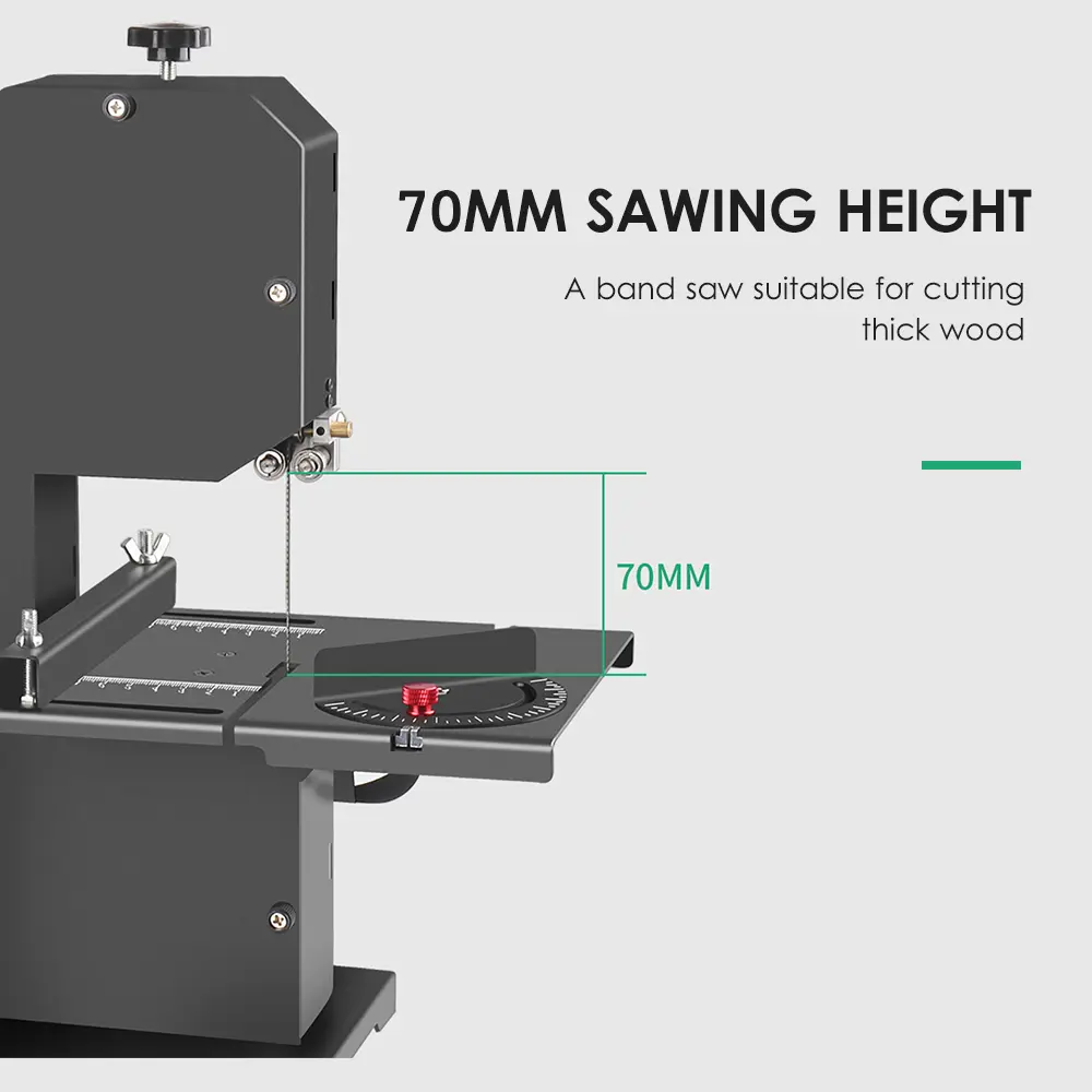 Multifunctional Band Saw Machine 1750RPM Benchtop Saw TableSaw Electric Desktop Saws DIY Cutting Tool Woodworking Lathe Machine