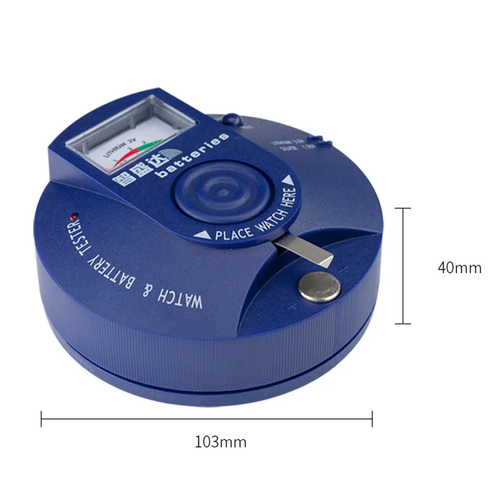 Portable Watch Repairing Tool Quartz Watch Detector Compact Button Battery Checker Quartz Movement Battery Tester Watch Tester