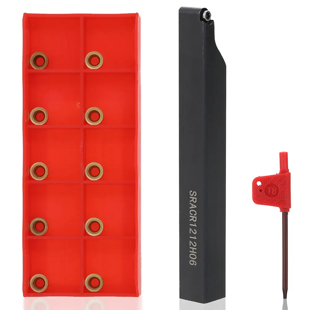 SRACR1212H06 Lathe Cutter Tool Holder Indexable Boring Bar Wrench For Lathe Turning Tool With Carbide Inserts