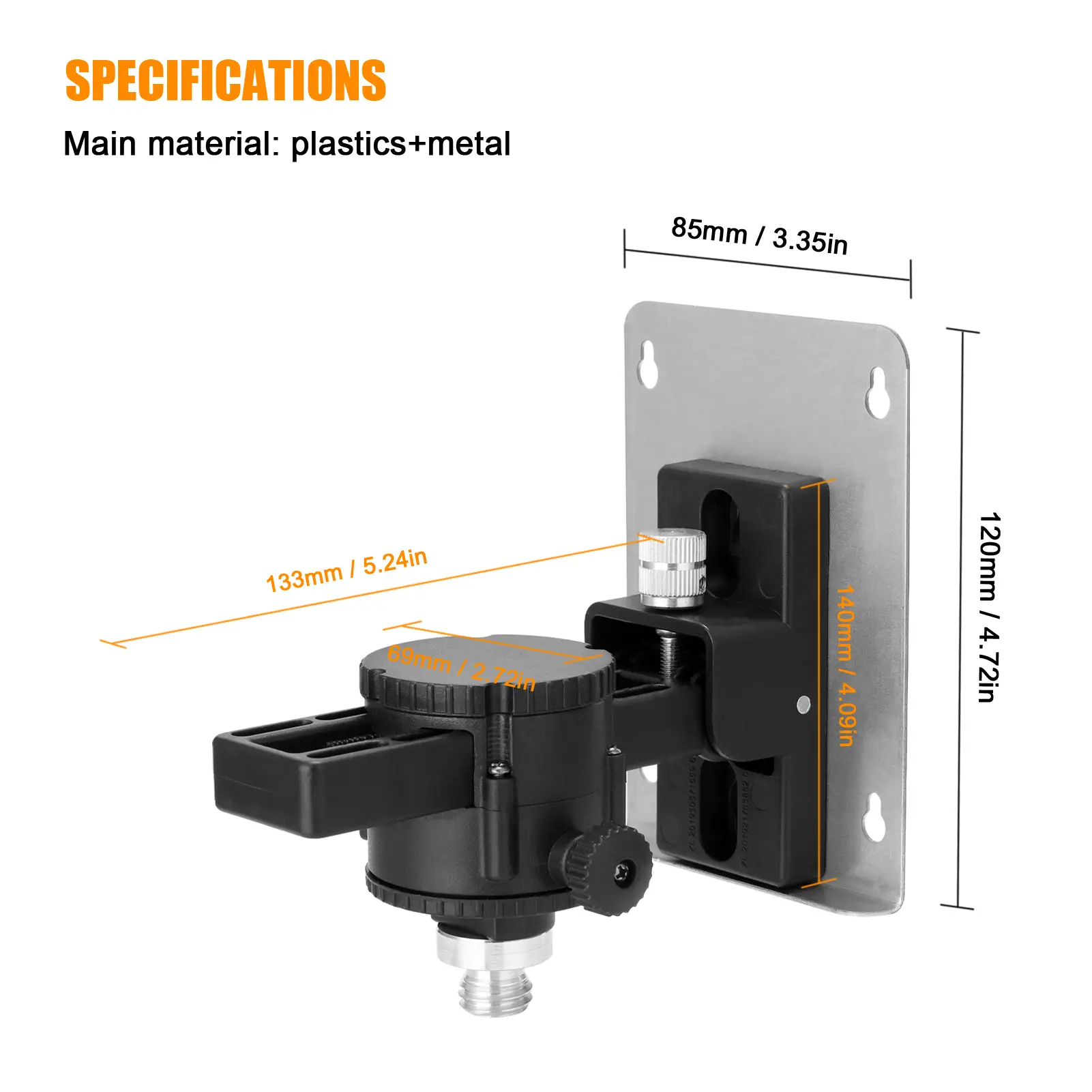 1.2M Height Adjustment Extension Bar Tripod Stand For Laser Level Machine Wall-mounted Bracket Laser Level Lifting Platform