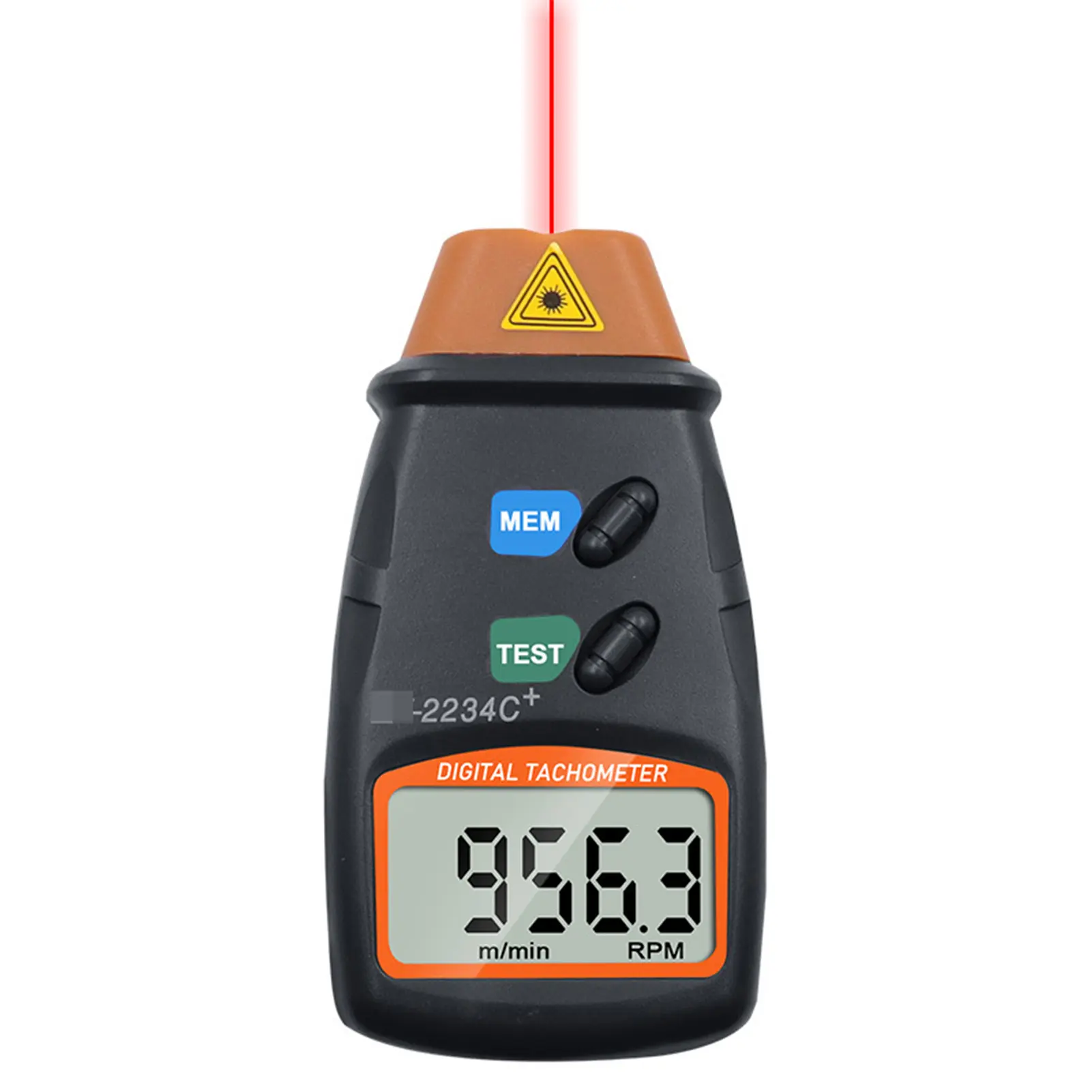 Digital Tachometer 2.5-99999RPM Non-contact Handheld Laser Rotation Speed Meter for Motors Fans Washing Machine Automobiles