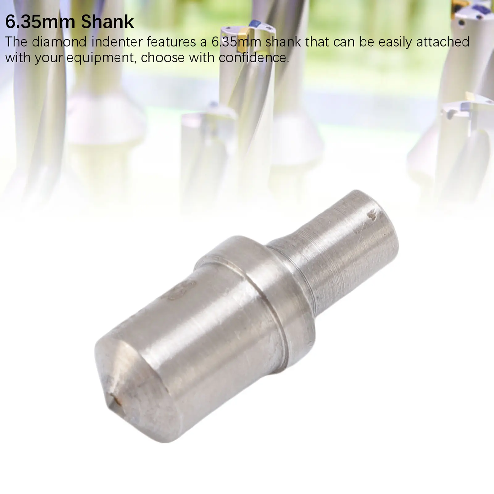 Indenter  Indenter Tool R0.2 ±0.01mm 6.35mm Shank 120 Degree  Indenter HRC 3 for Rockwell Hardness Tester