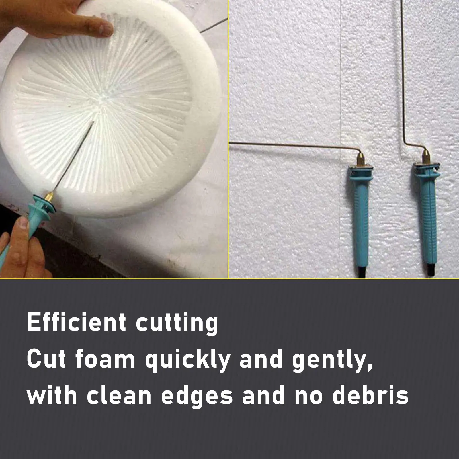 Electric Hot Wire 10cm Foam Cutting Tool Efficient Sensitive  10cm Electric Foam Cutting Pen with Power Adapter for Art Making
