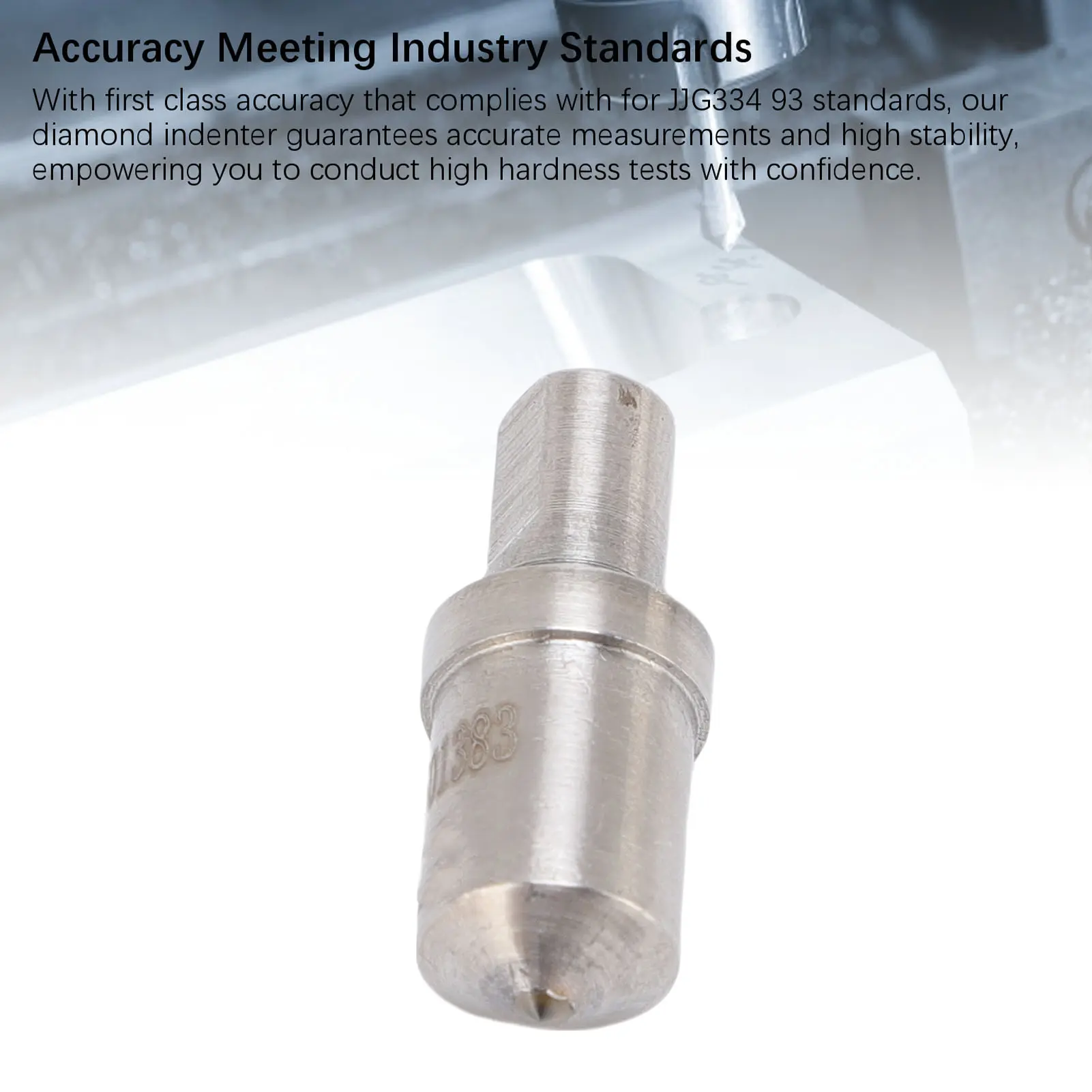 Indenter  Indenter Tool R0.2 ±0.01mm 6.35mm Shank 120 Degree  Indenter HRC 3 for Rockwell Hardness Tester