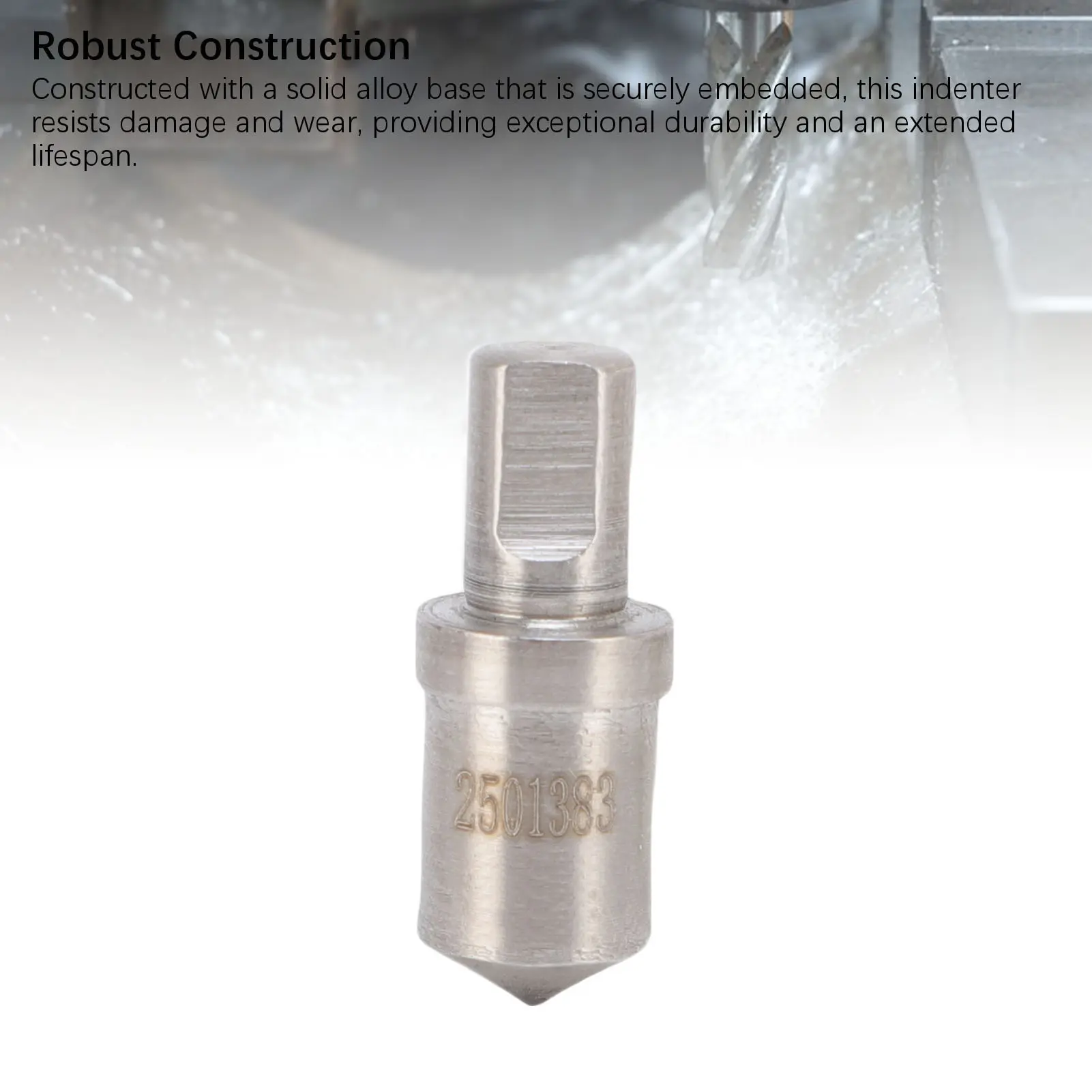Indenter  Indenter Tool R0.2 ±0.01mm 6.35mm Shank 120 Degree  Indenter HRC 3 for Rockwell Hardness Tester