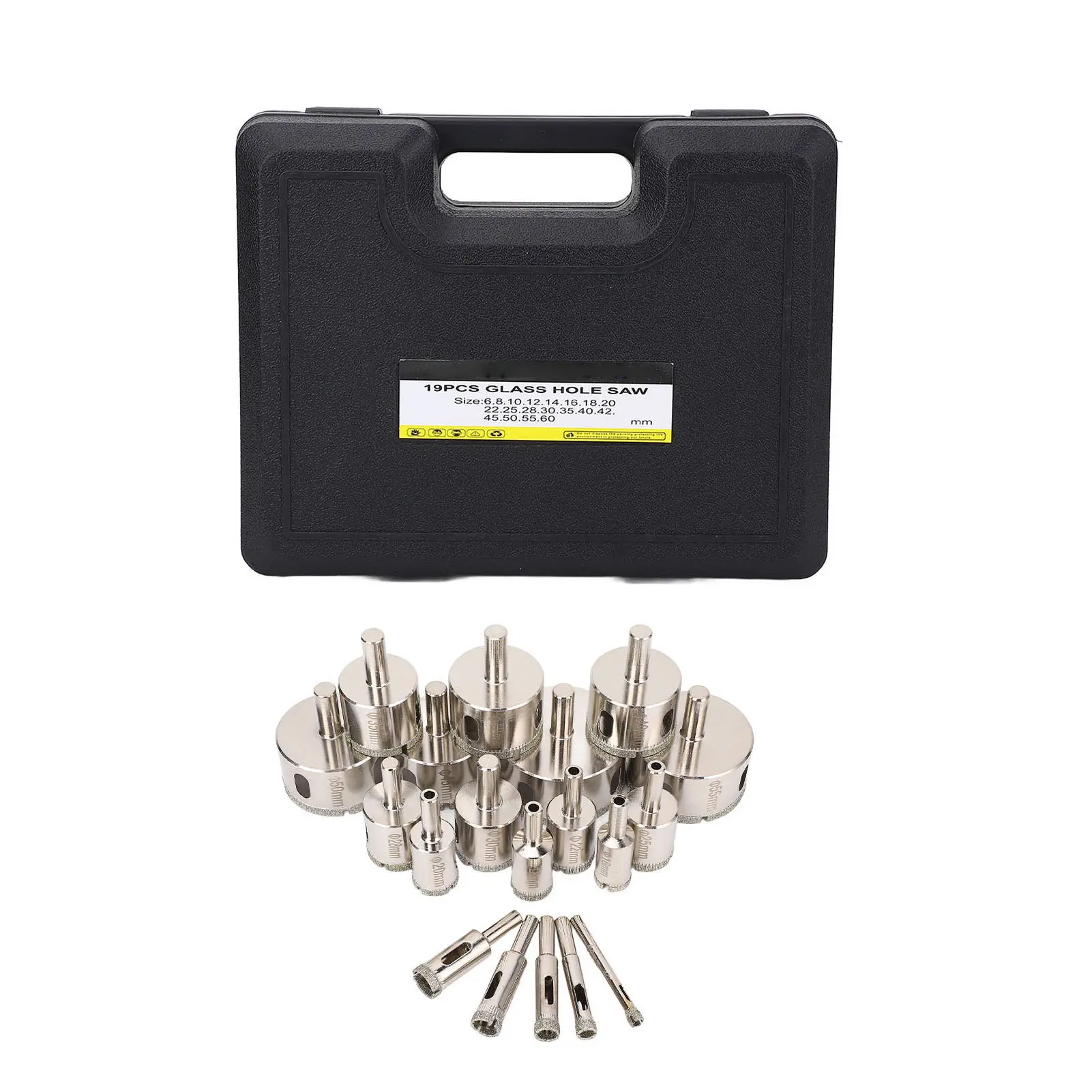 Drill Bit Set Hole Saw Tile Drill Bits Kit Accurate Wet and Dry Cutting  Drill Bit Set for Ceramic Glass Plaster Marble
