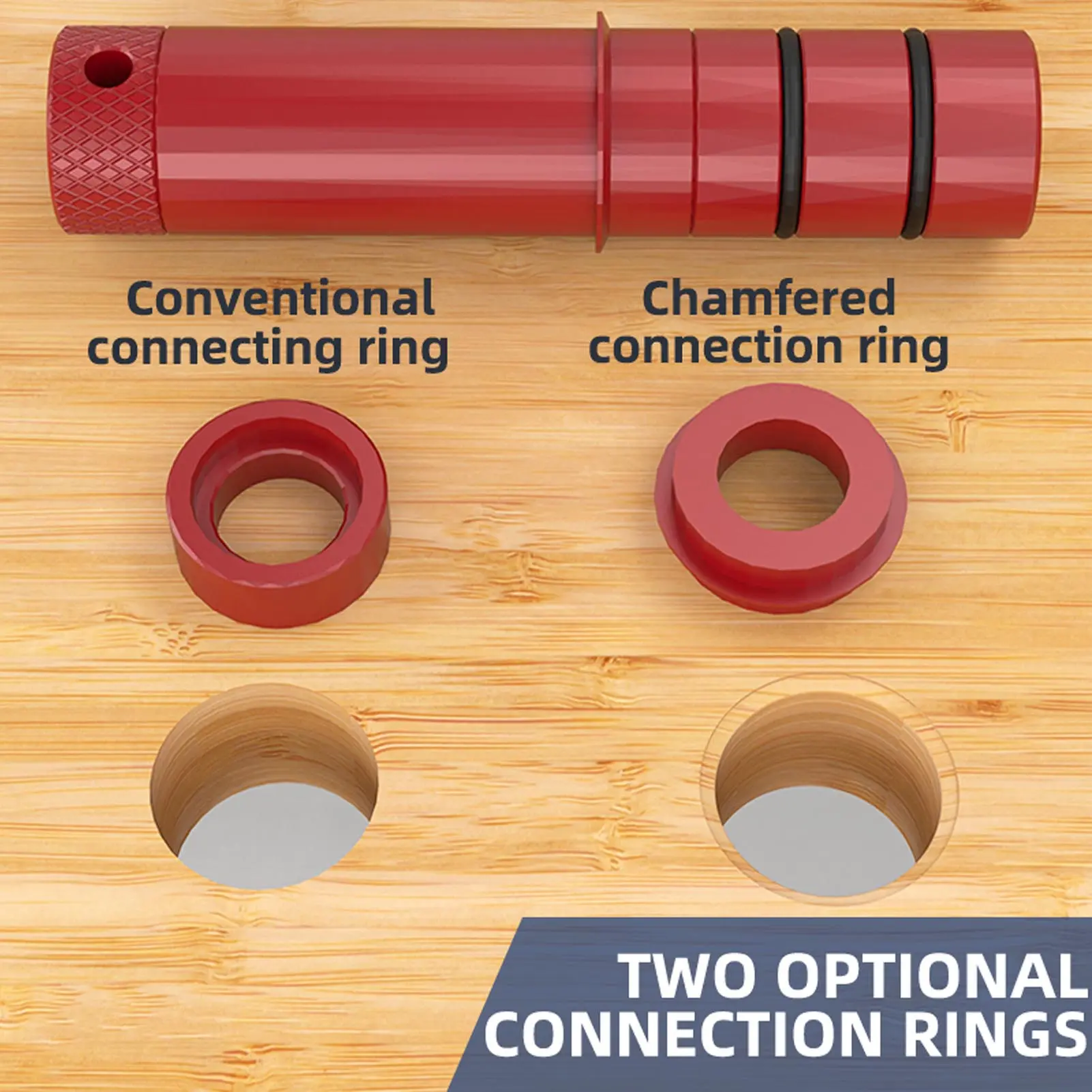 Woodworking Column Positioner Set Cylinder Positioner Aluminum Alloy 4 Heights 8 Column Positioner for Woodworking Projects