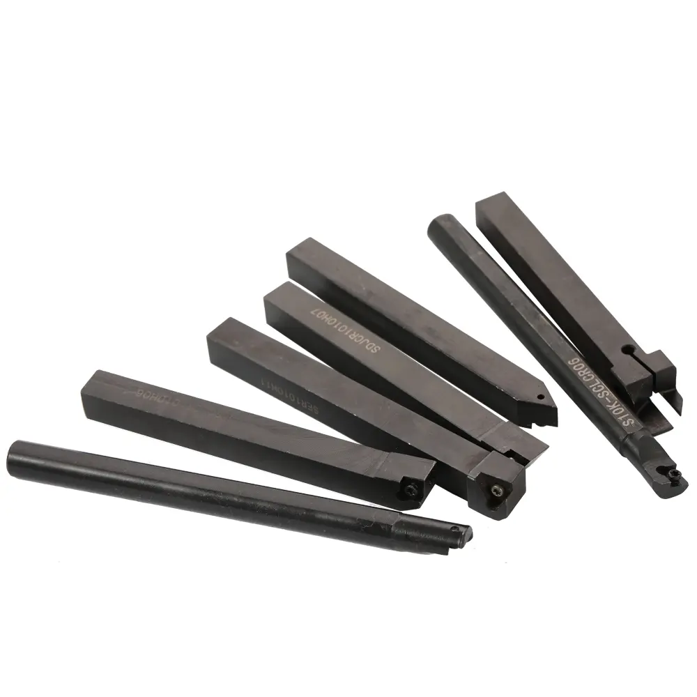 Metal Lathe Turning Tools Solid Carbide Inserts Holder Boring Bar With Wrenches S07K S08K S10K S12M-SCLCR06 SDJCR1010H07 Holder