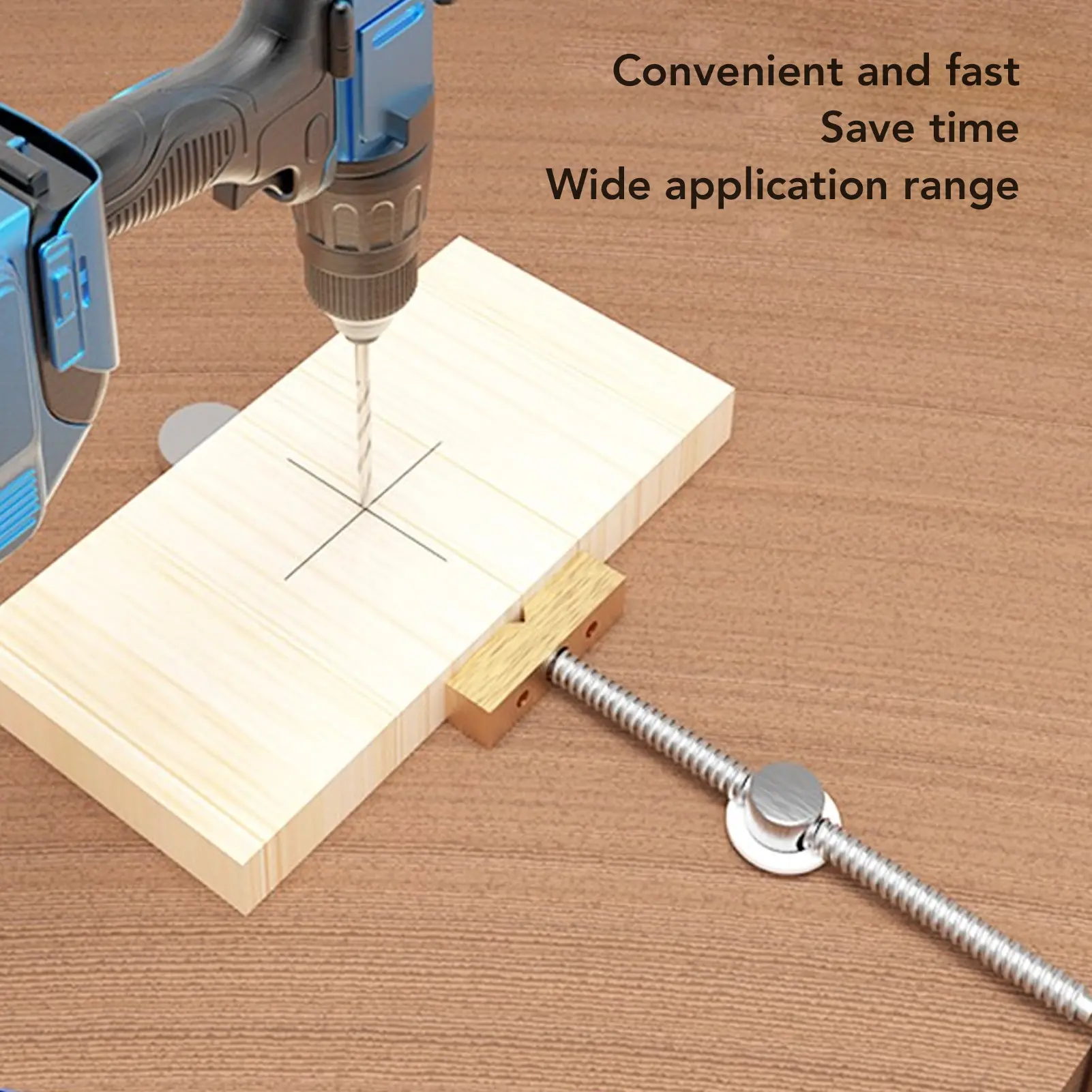 Woodworking Bench Dog Clamp Strong Metal Fast Fixed Portable Woodworking Desktop Clip Carpenter Tools Woodworking Desktop Clip
