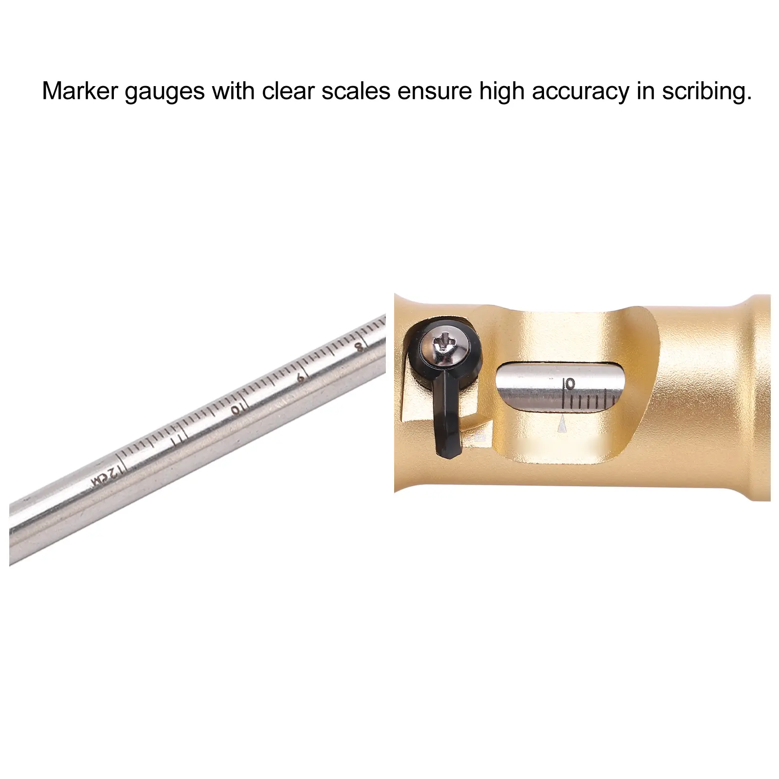 2pcs Marking Gauge Dovetail Jig  Marker Scribing Tool Set Kit for Woodworking Woodworking Marking Gauge Woodworking Scriber