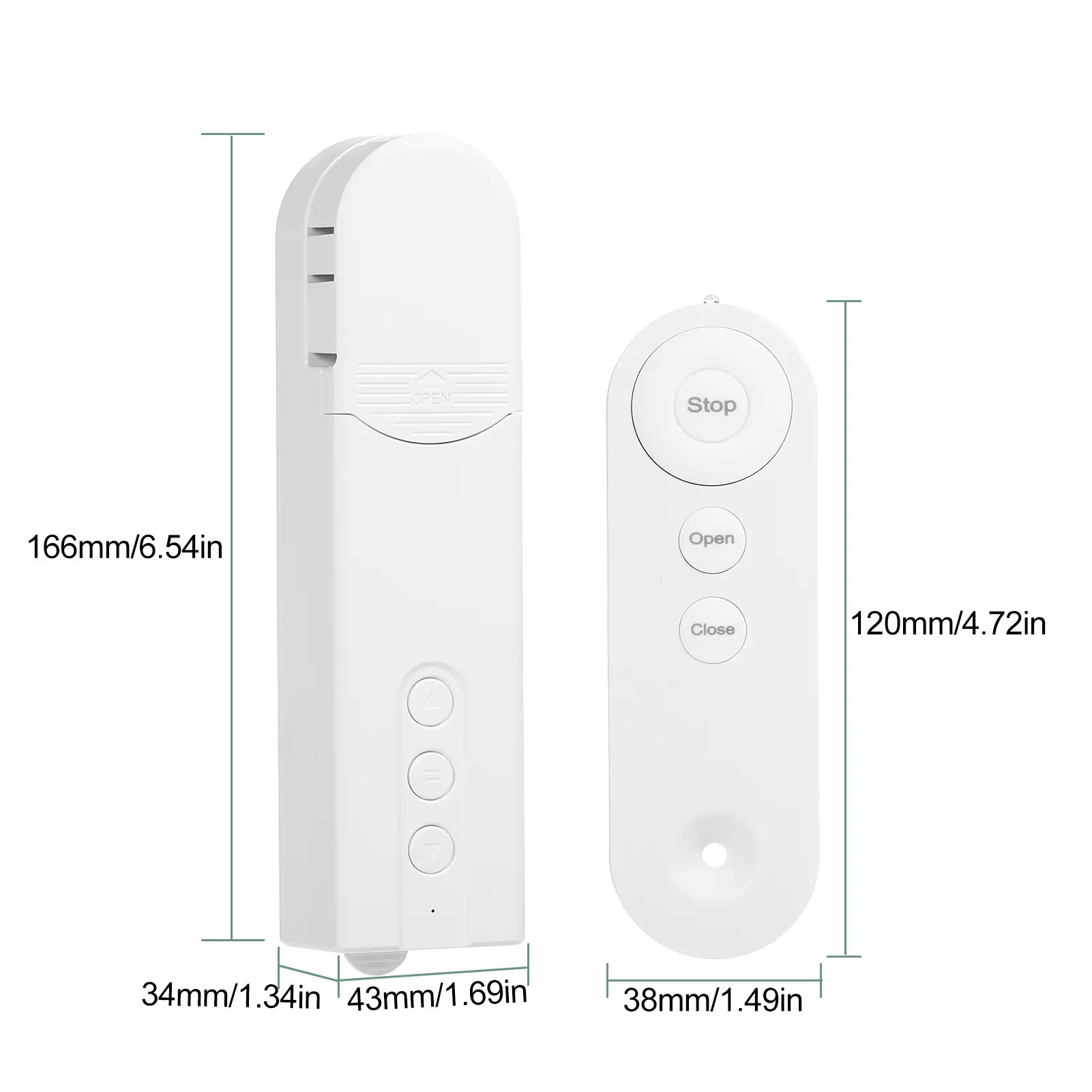 BT/Wifi/ZigBee Curtain Controller Motorized Blinds Drive Motor Smart Chain Roller App Remote Control Shade Timer Schedule