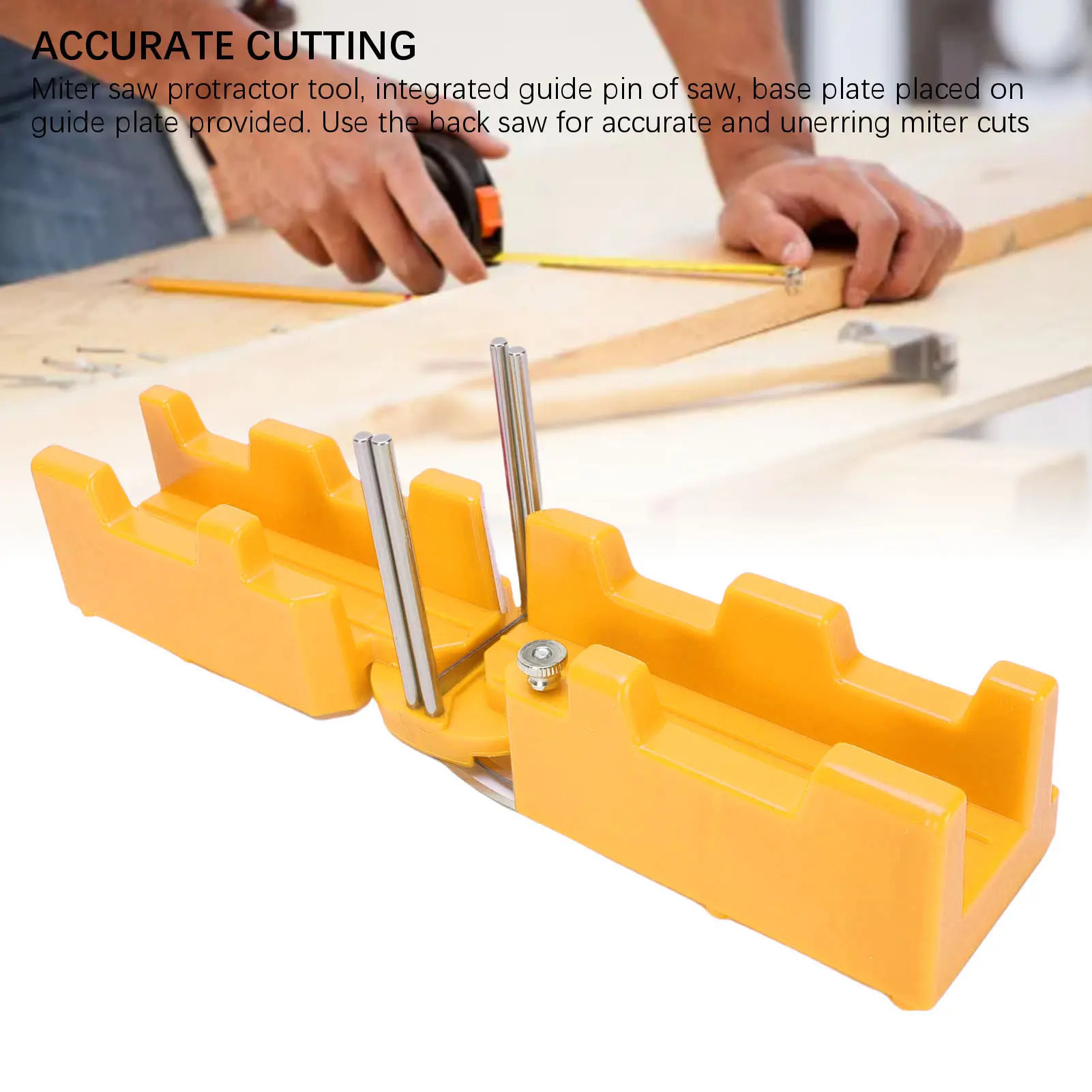 2 in 1 Mitre Angles Cutting Tool Mitre Measuring Cutting Tool 85-180° Accurate Miter Saw Protractor Tool for Woodworking Tool