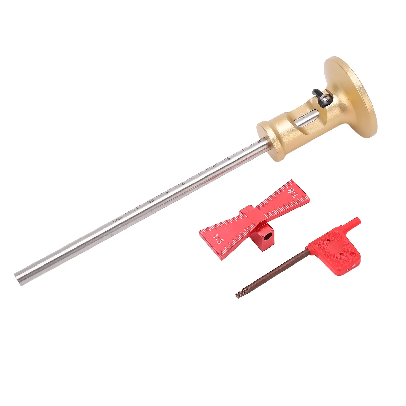 2pcs Marking Gauge Dovetail Jig  Marker Scribing Tool Set Kit for Woodworking Woodworking Marking Gauge Woodworking Scriber