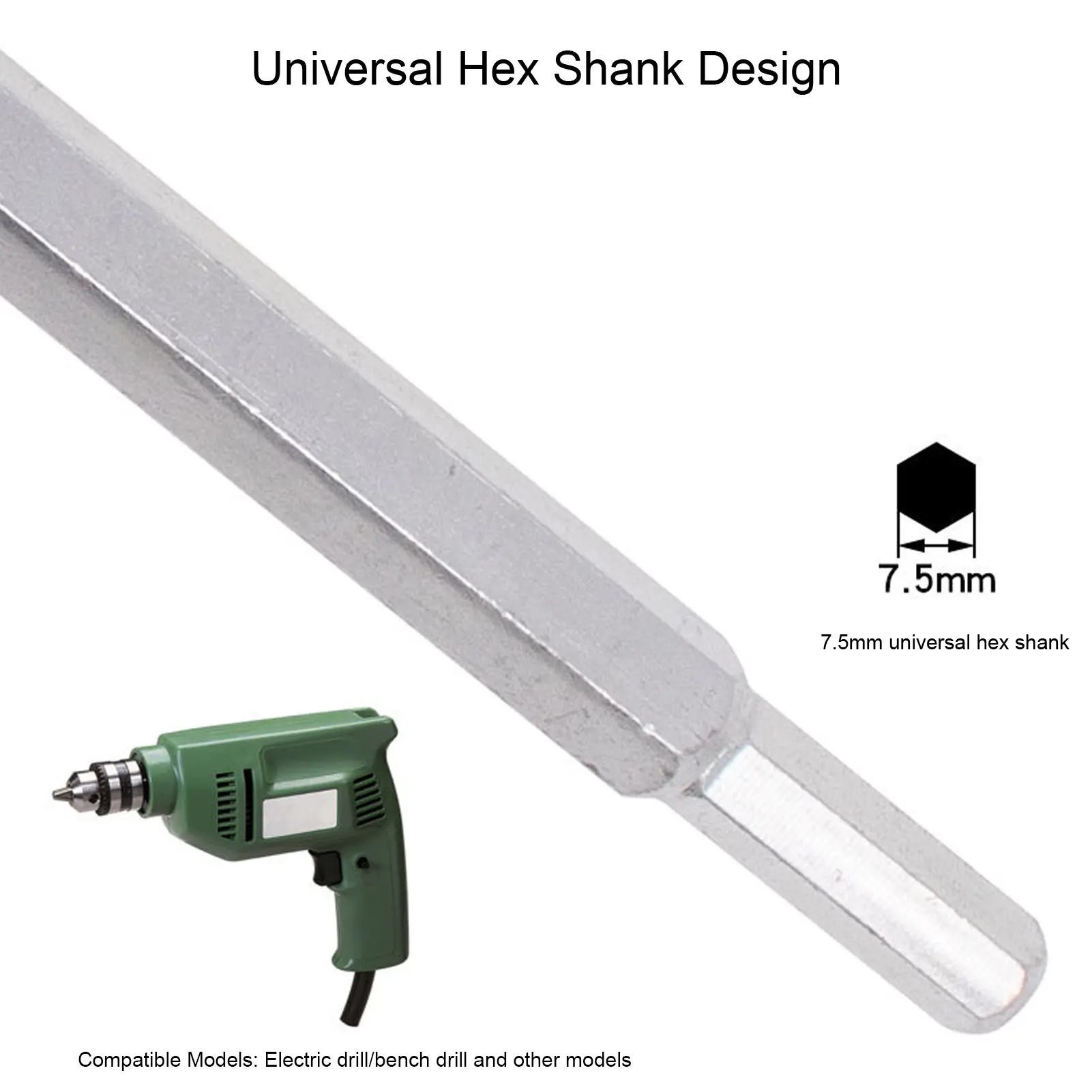 Quick Release Hole Saw Hex Shank Hole Opener Connecting Rod Quick Release Downlight Hole Saw for Solid Wood Board Gypsum Board