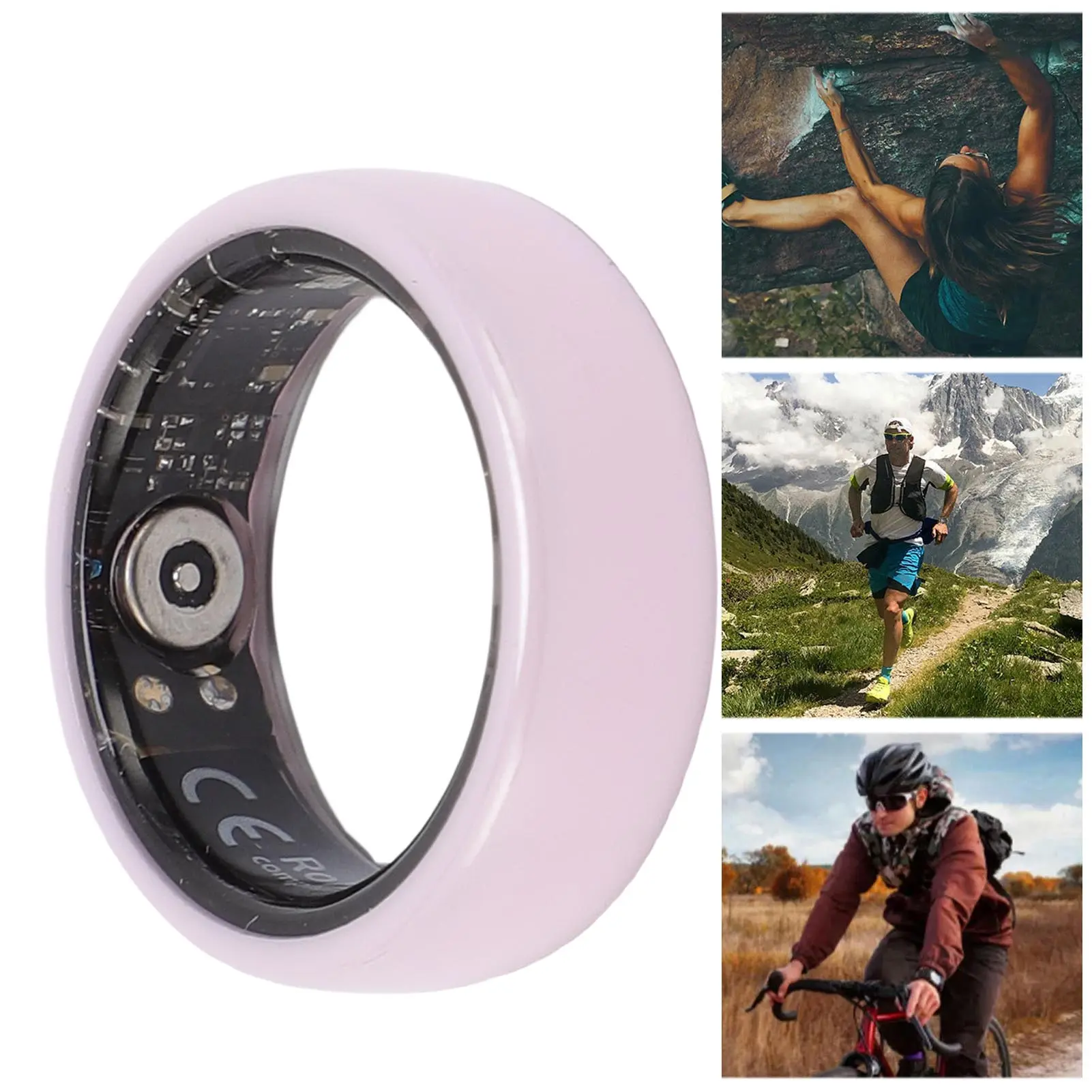 Smart Ring Health  IP68 Fitness  Ring Pedometer 7 Day Battery Life with Charging Cable Smart Ring Sport Smart Ring
