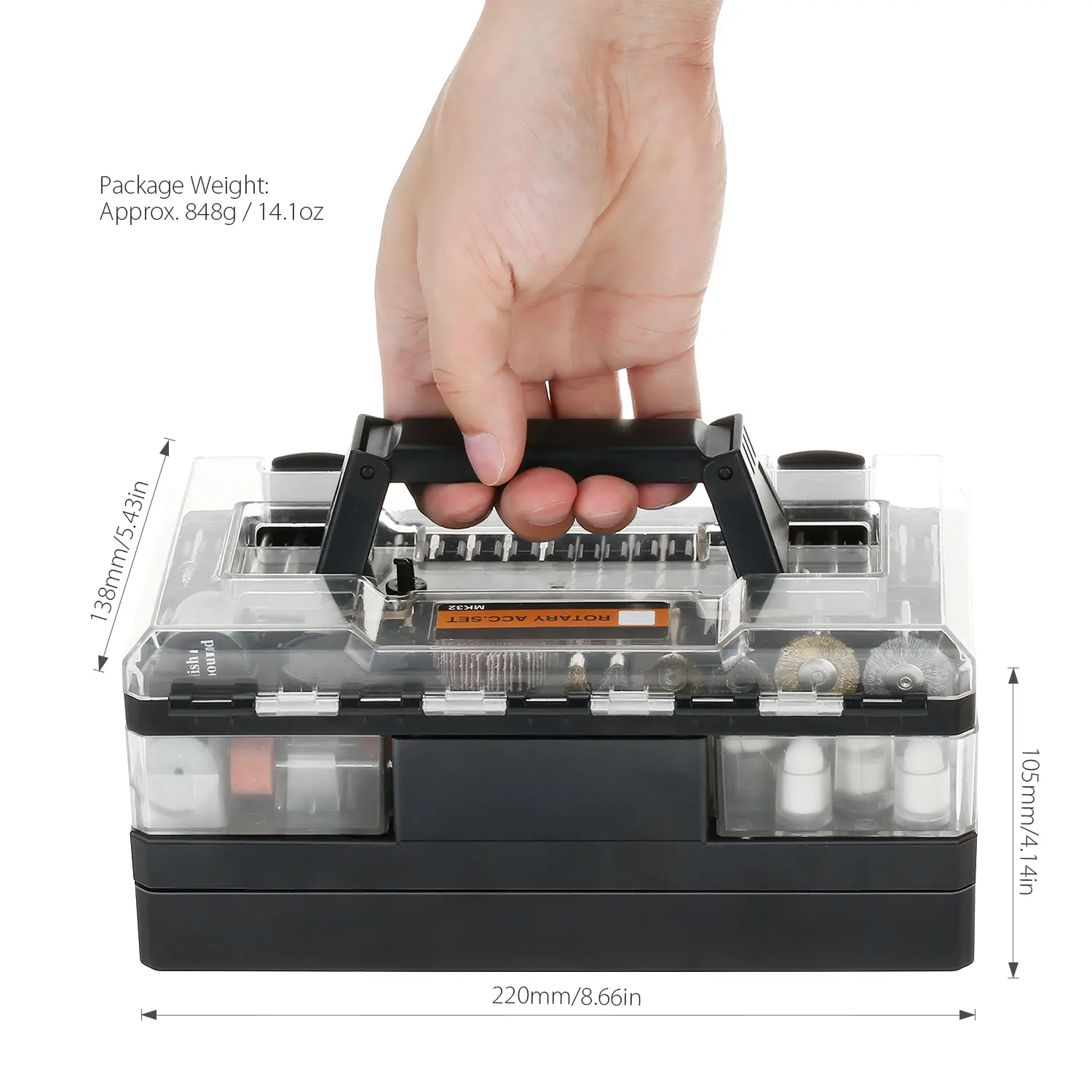 378 pcs Rotary Tool Accessories Kit Engraving Grinding Polishing Cutting Sanding Electric Grinding Waxing Car Polisher Parts