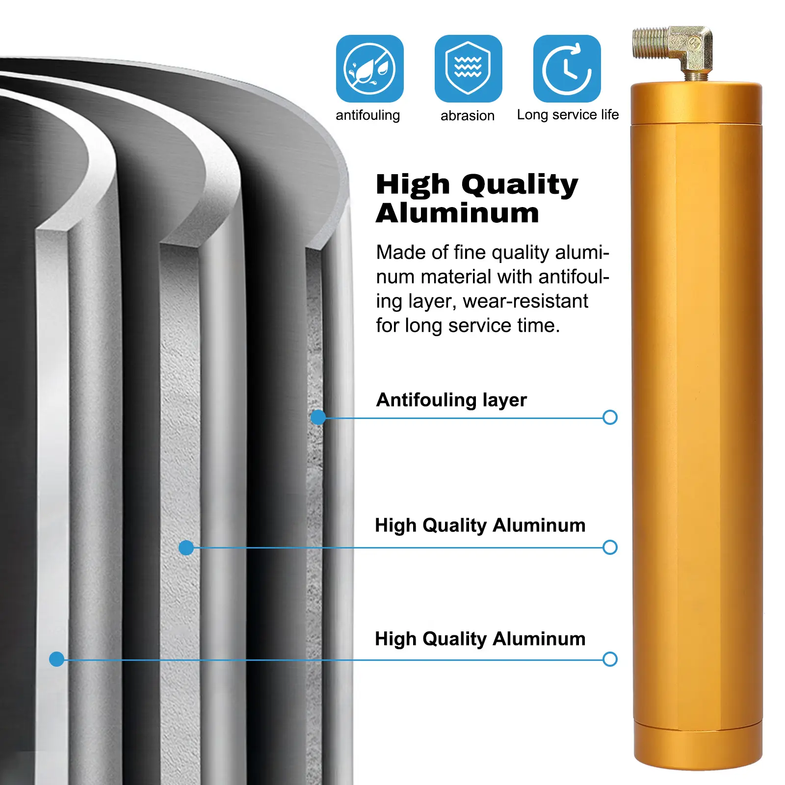 Air Compressor Oil Water Separator 30Mpa High Pressure Air Filter External Water Oil Separator Filtration for Air Pump Filter