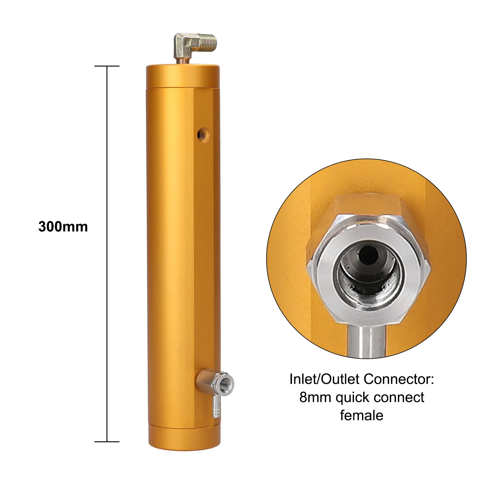 Air Compressor Oil Water Separator 30Mpa High Pressure Air Filter External Water Oil Separator Filtration for Air Pump Filter