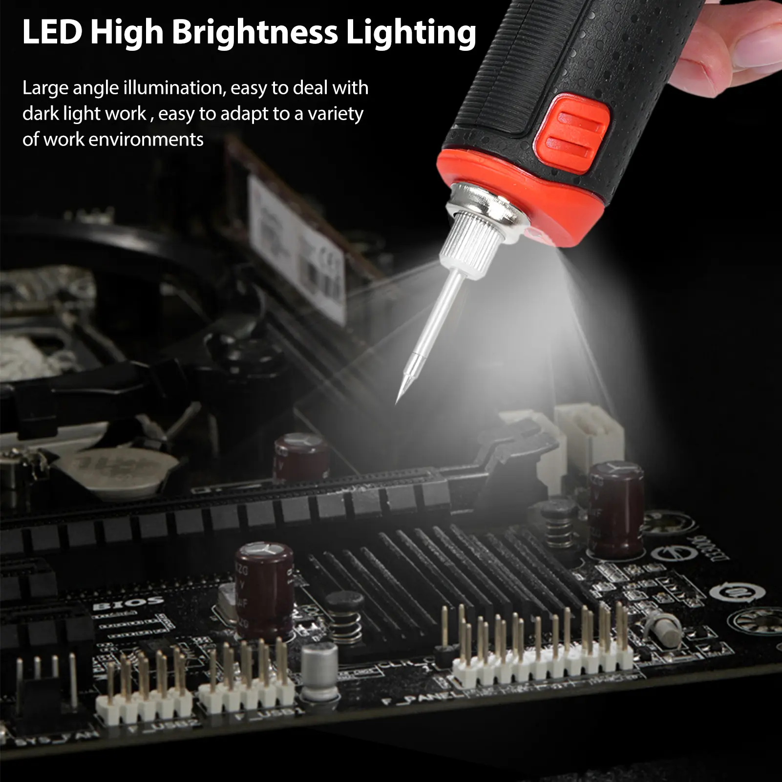 Electric Welding Station 8W Intelligent Soldering Machine Cordless Welding Tool Soldering Station for Circuit Board Welding