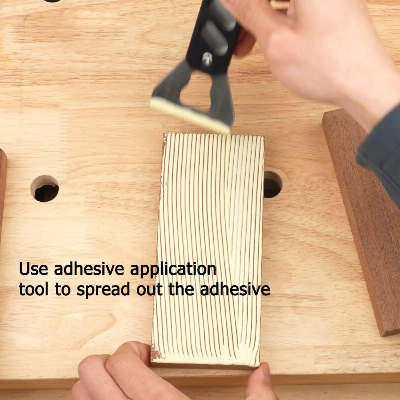 Woodworking Adhesive Application Tool Easy Opening Uniform Spreading Adhesive Applicator Woodworking Adhesive Spreader Tool