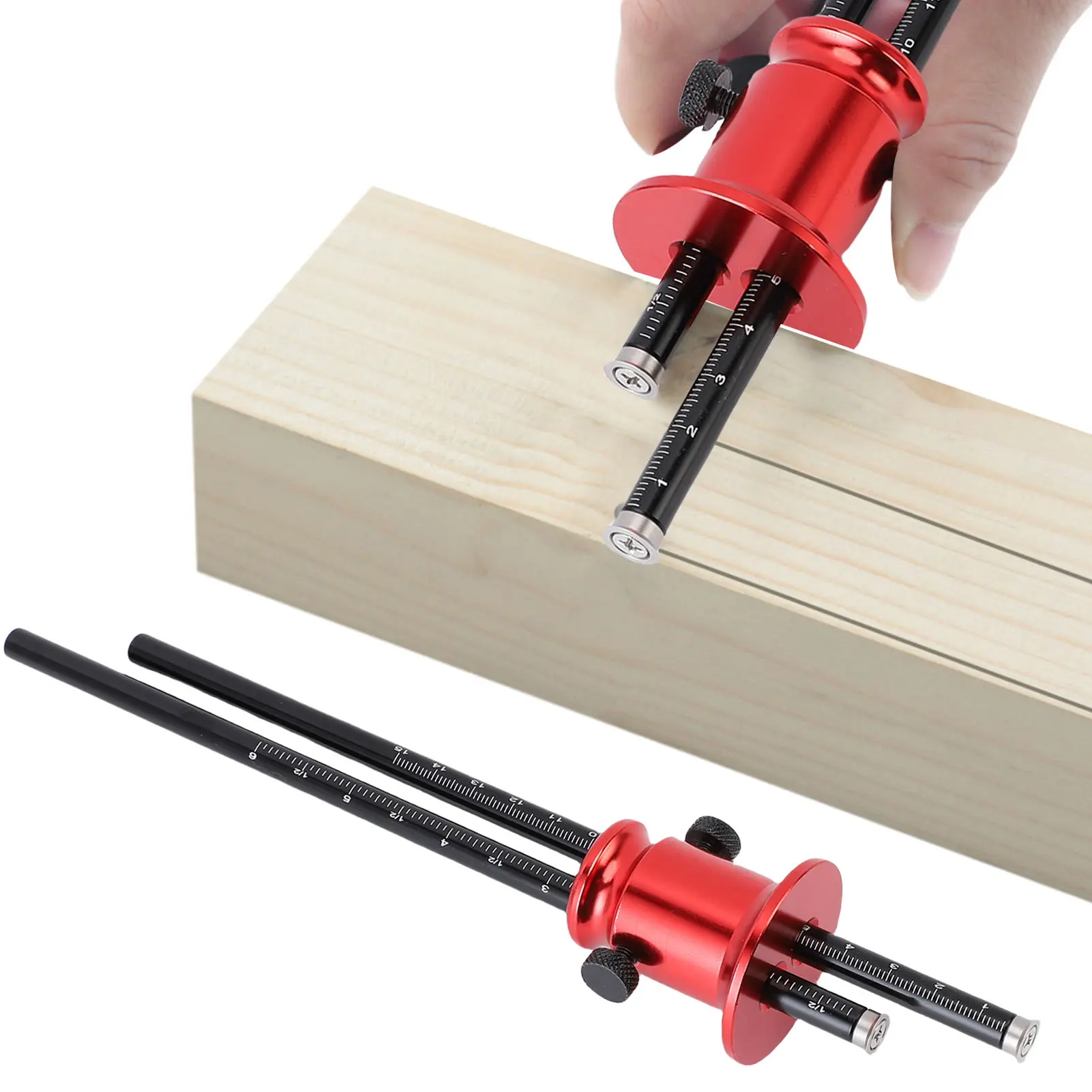 Wheel Marking Scriber Marking Scriber Knob Adjustment High Strength Multifunctional for Woodworking Projects Furniture Repairs