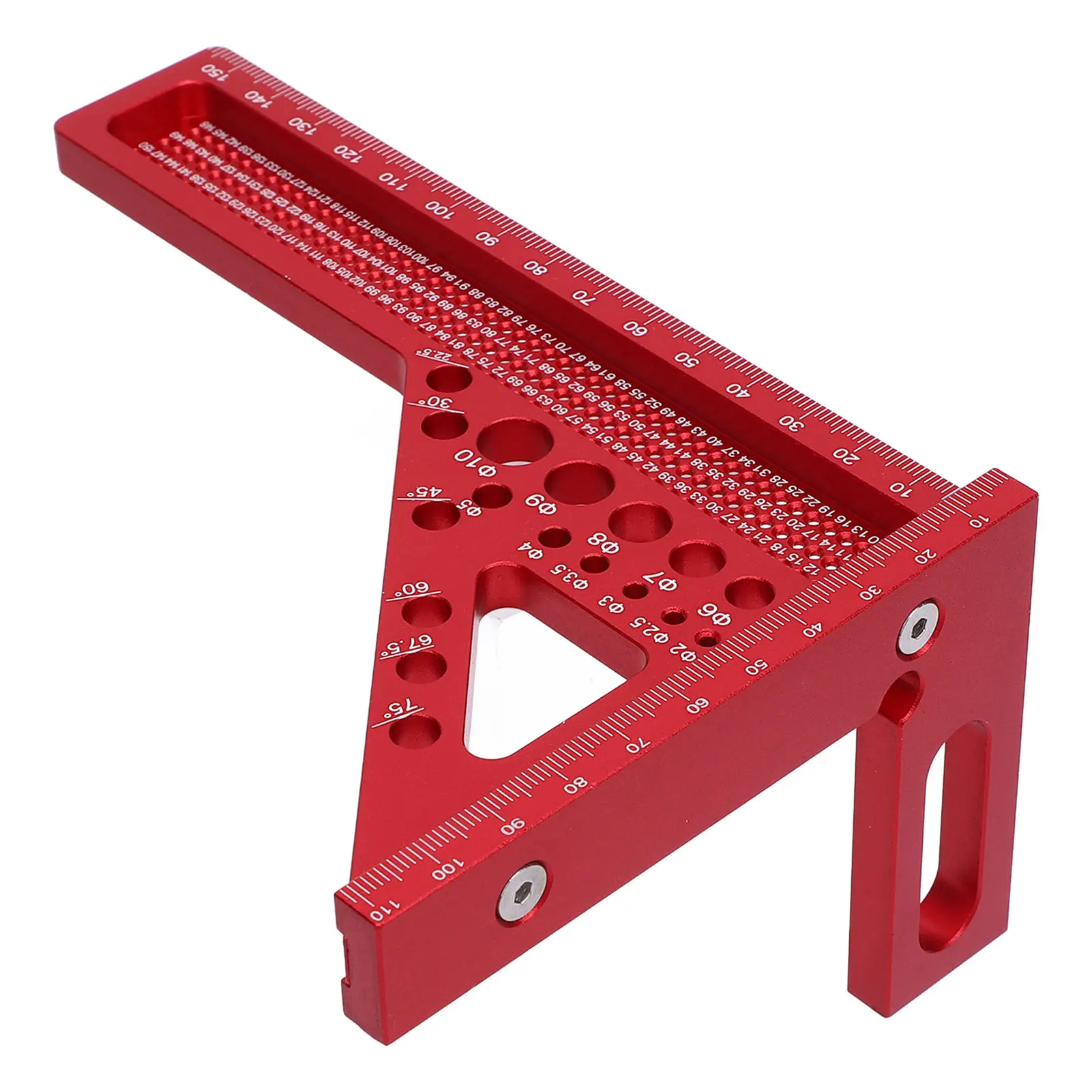 Woodworking  Woodworking Triangle Ruler Set Aluminum Alloy Multifunctional Compact Carpenter  Woodworking Scriber