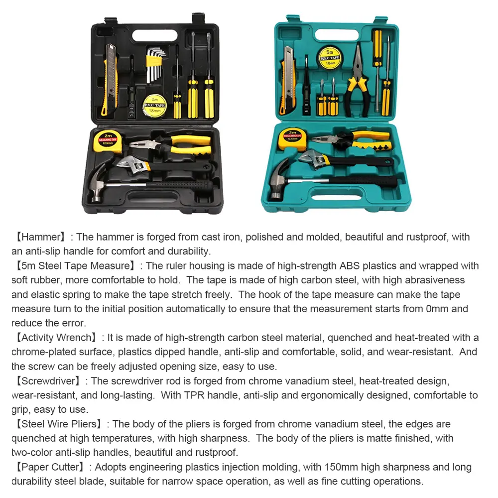 Utility Toolbox Multifunctional Screwdriver Tape Ruler Paper Cutter Practical Appliance Air Conditioner Repairs Maintenance Tool