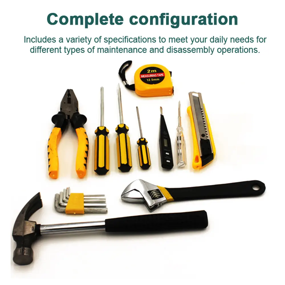 Utility Toolbox Multifunctional Screwdriver Tape Ruler Paper Cutter Practical Appliance Air Conditioner Repairs Maintenance Tool