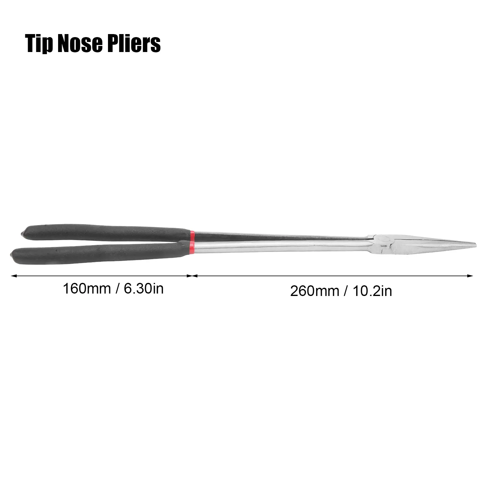 400mm/16in Extra Long Pliers Tip Nose Pliers with Long Handle Craft RepairingTool Long Handle Pliers Tip Nose Pliers Long Pliers