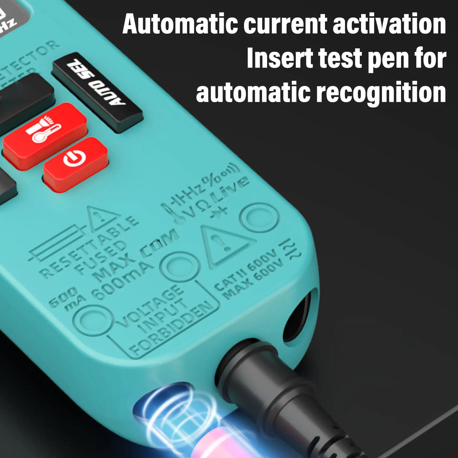 Digital Voltmeter Digital Multimeter Color Display Accuracy Portable Anti Burning Multifunctional AC  Multimeter Voltage Meter