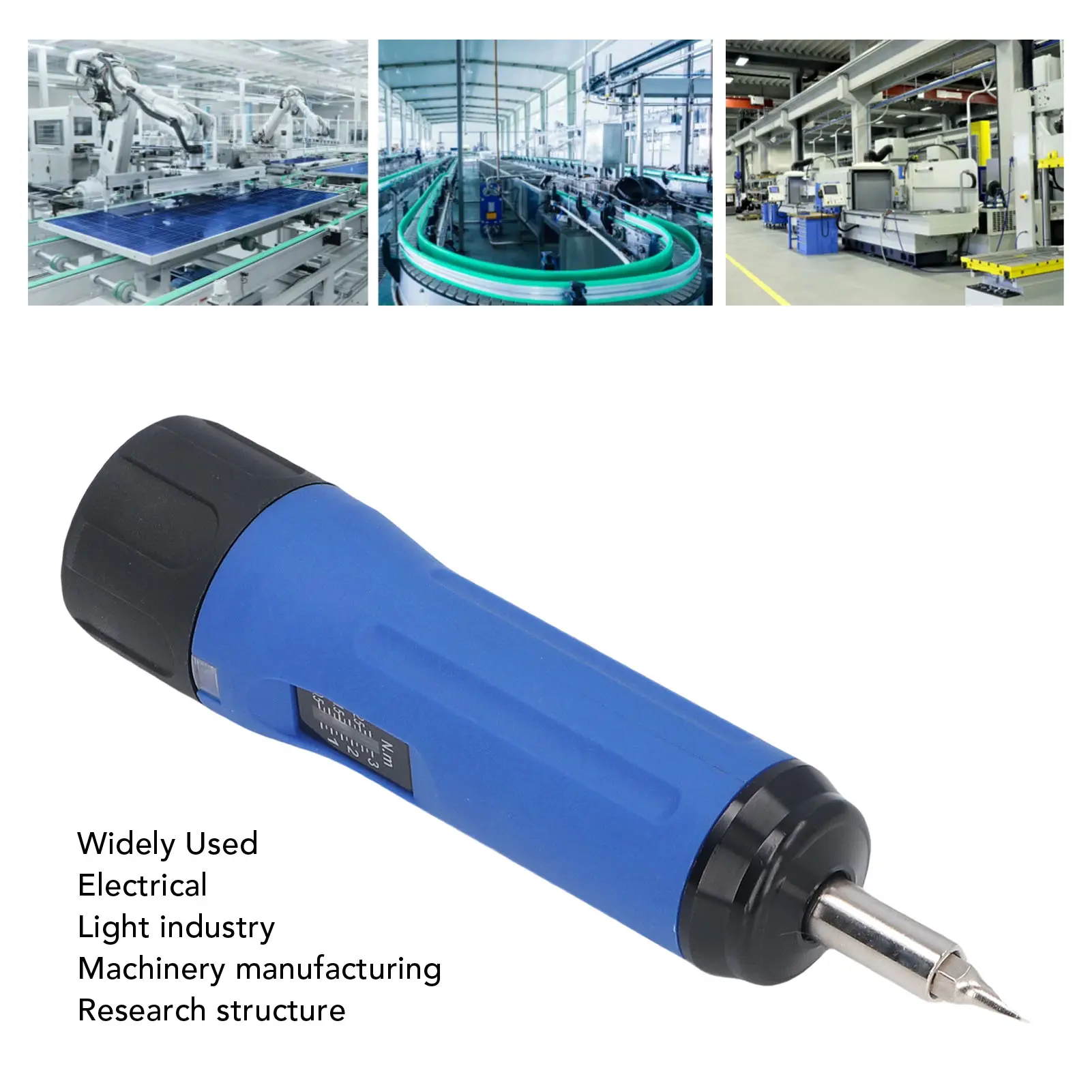 Adjustable Torsion Screwdriver Preset Torsion Screwdriver Set 0.5-3Nm Adjustable Torsion Screwdriver with  and Slotted Bits