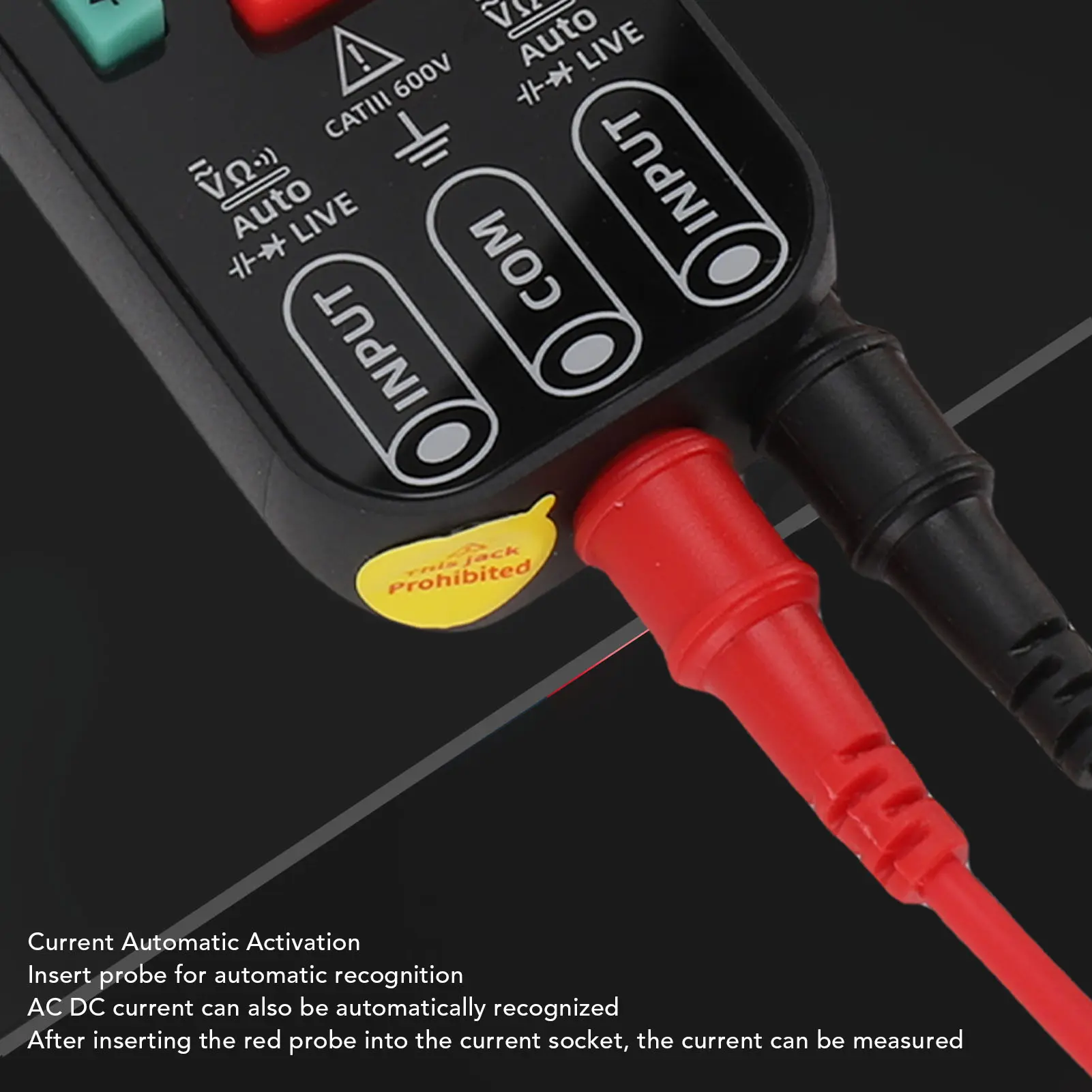 Electrical Voltmeter Neutral Live Wire Judgment Backlit Display Digital Voltage Tester Circuit Breakpoint Detection for Repair