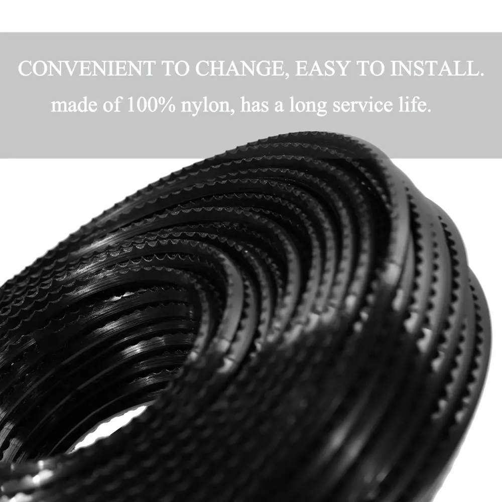 3.0mm 60 Meters Professional Fine Quality Nylon Sawtooth Trimmer Rope Brush Cutter Strimmer Line Mowing Wire Lawn Mower Tool