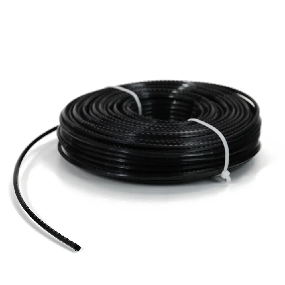 3.0mm 60 Meters Professional Fine Quality Nylon Sawtooth Trimmer Rope Brush Cutter Strimmer Line Mowing Wire Lawn Mower Tool