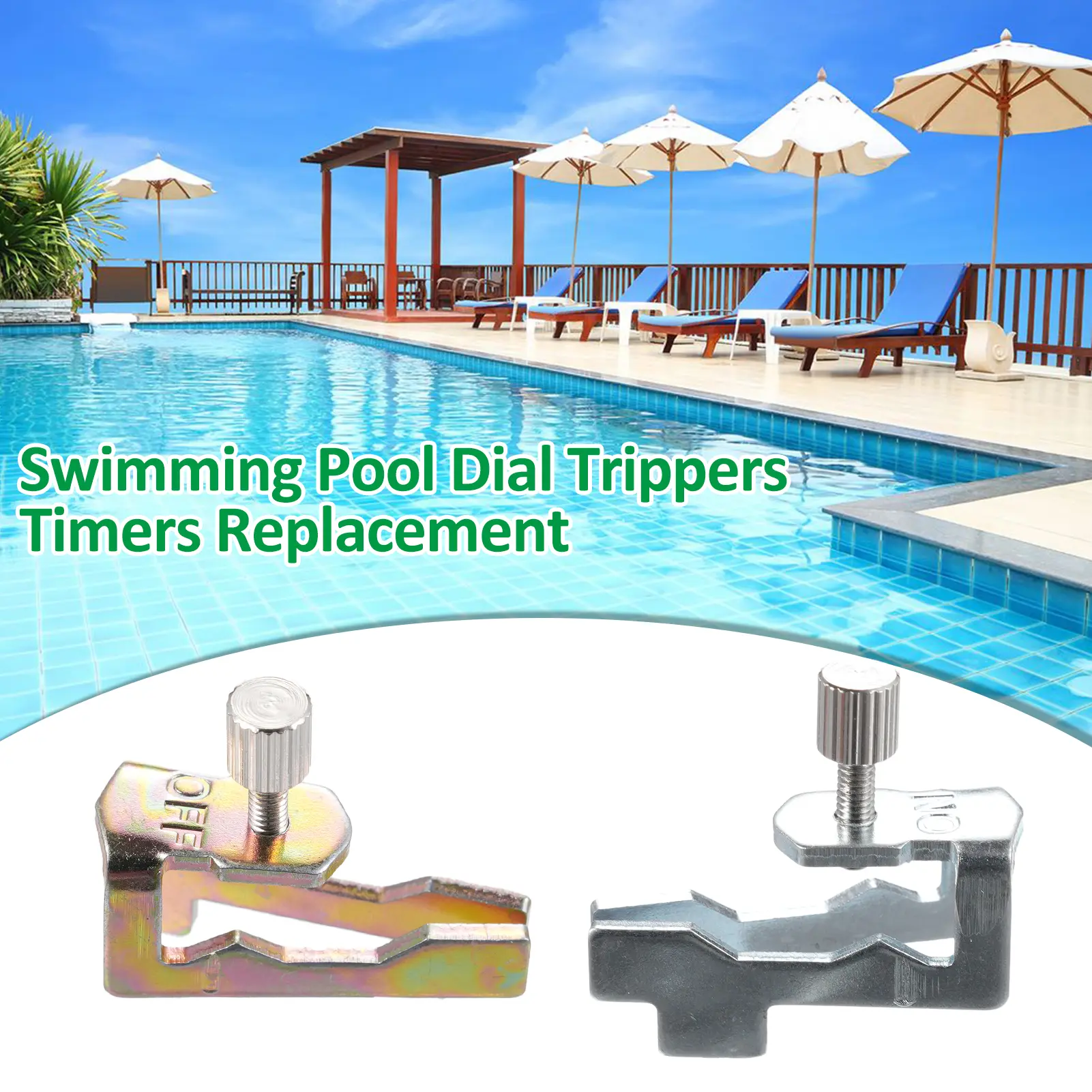 Time Switch Replacement Trippers Kit Compatible with Intermatic 156T1978A for T100 Series Timers Pool Timer On Off Clips Parts