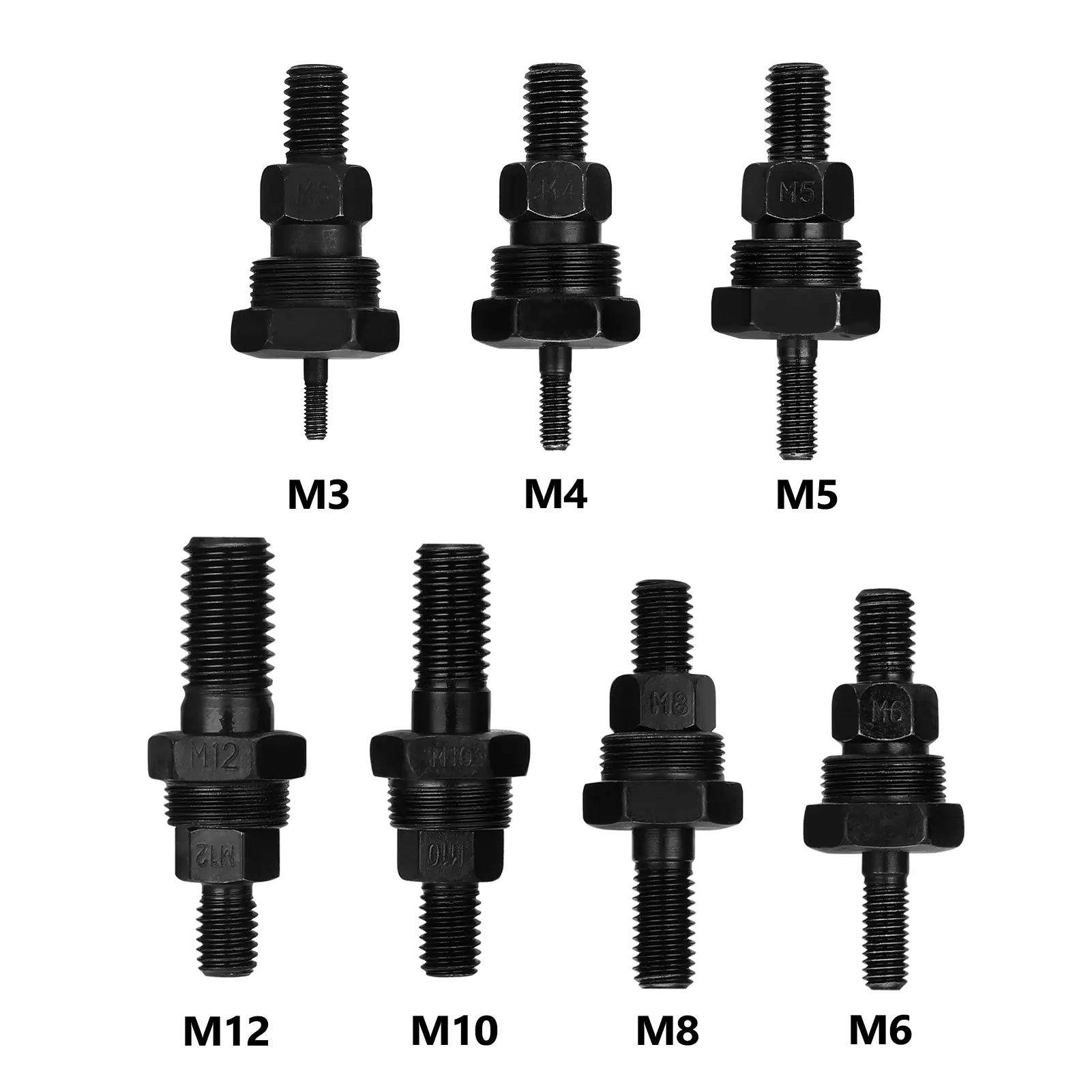 M3 M4 M10 M6 M8 Mandrel Riveter Machine Accessory Threaded Mandrel Rivet Nut Adapter Pull Rod Riveter Replacement Riveting Heads