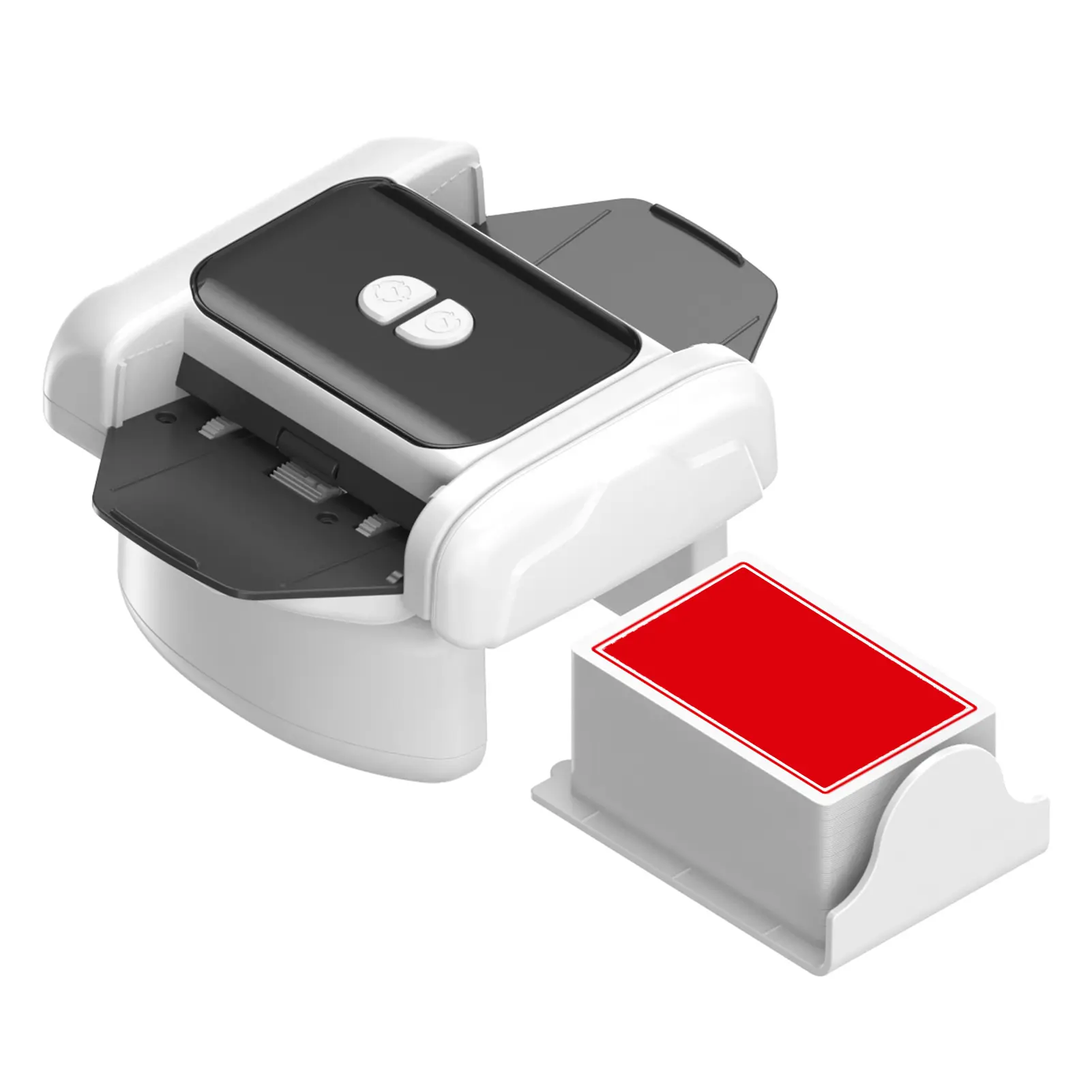 Automatic Card Shuffler 2 Deck Electric Casino Card Shuffler Rechargeable Cordless Poker Machine Built-in 1200mAh Battery