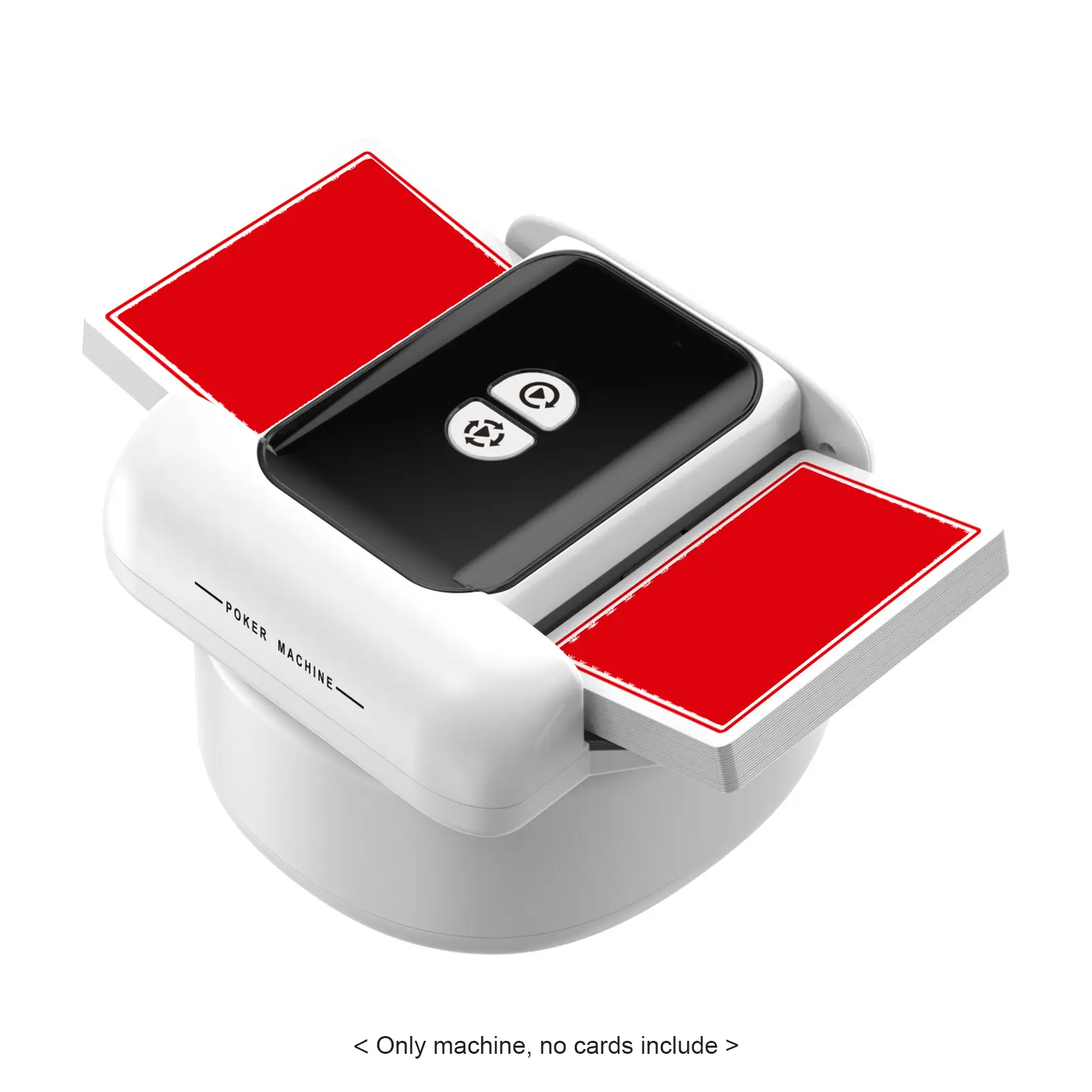 Automatic Card Shuffler 2 Deck Electric Casino Card Shuffler Rechargeable Cordless Poker Machine Built-in 1200mAh Battery