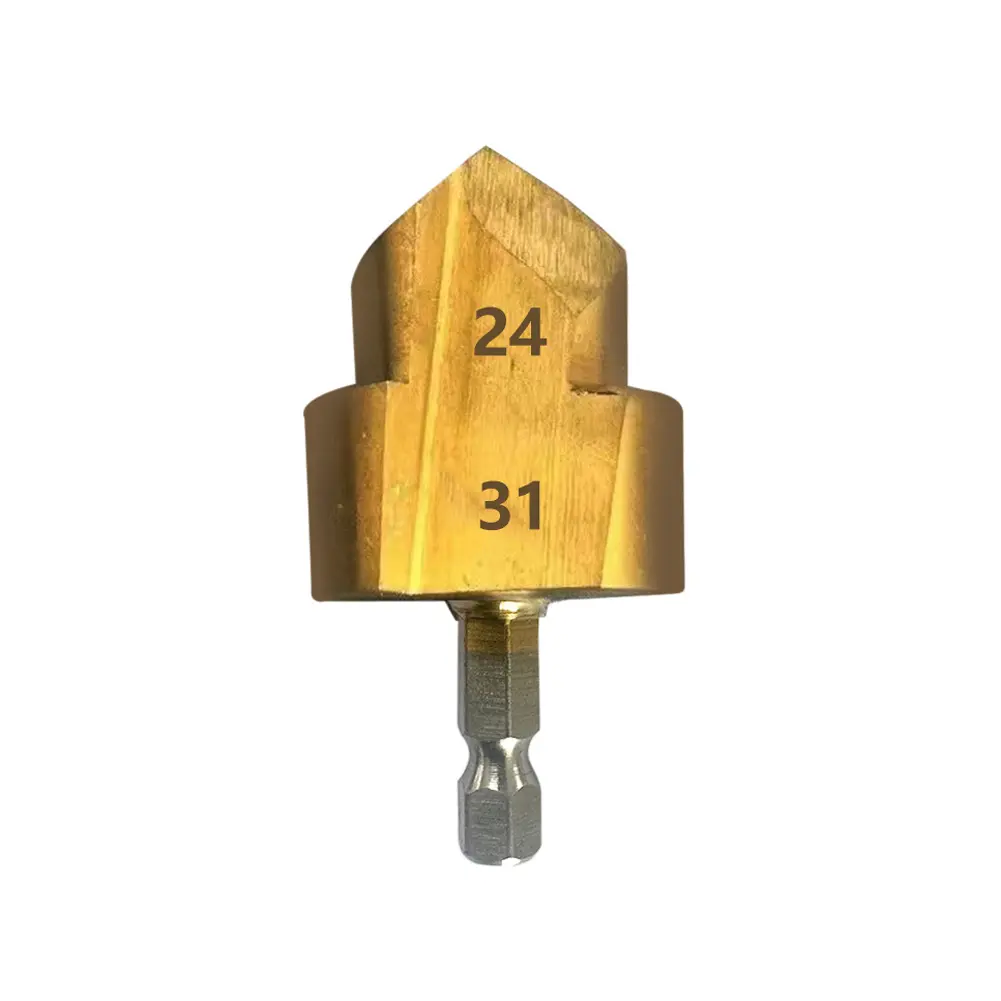 Spigot Reamer Hexagonal Shank PPR Plastics Pipes Spigot Expander Practical Drill Bit Plumber's Reaming Tool 15mm/18mm/21mm