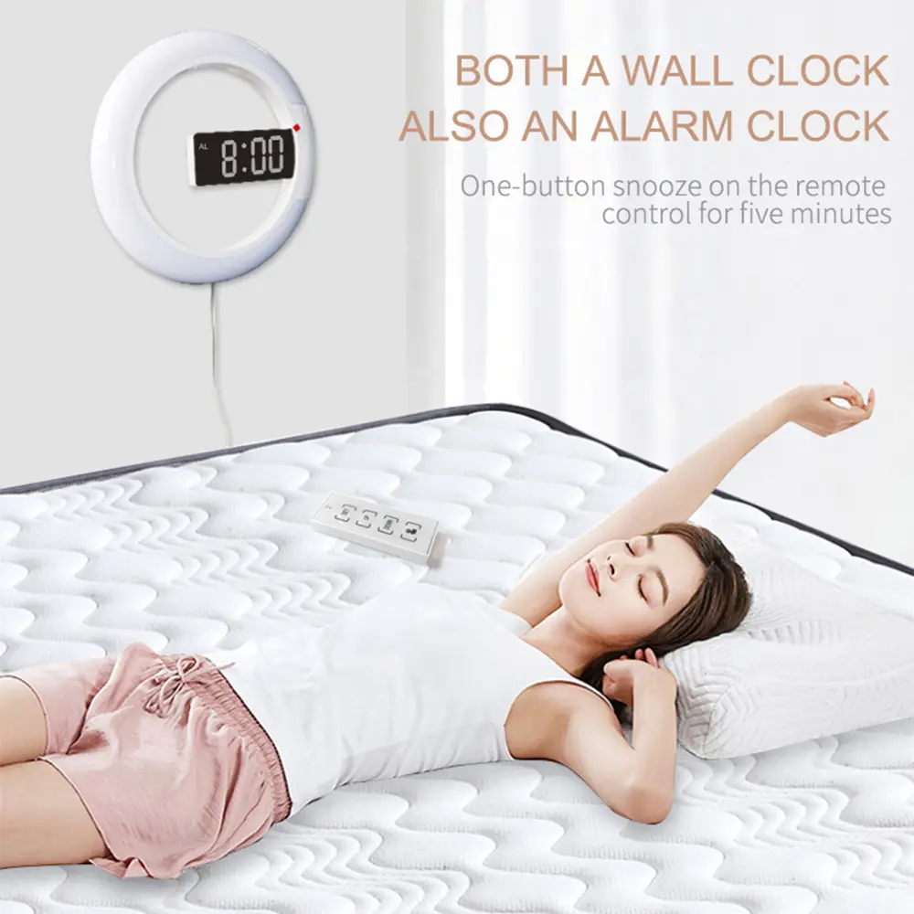 3D LED wall clock Digital Table Clock Alarm Mirror Hollow Wall Clock Modern Design Nightlight For Home Living Room Decorations