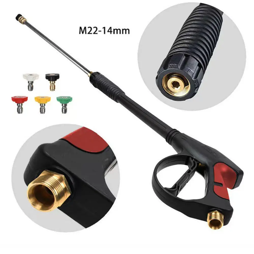 Car High Pressure Water Gun Jet Garden Washer Hose Wand Nozzle Sprayer Watering Spray Sprinkler Cleaning Tool Car Accessories