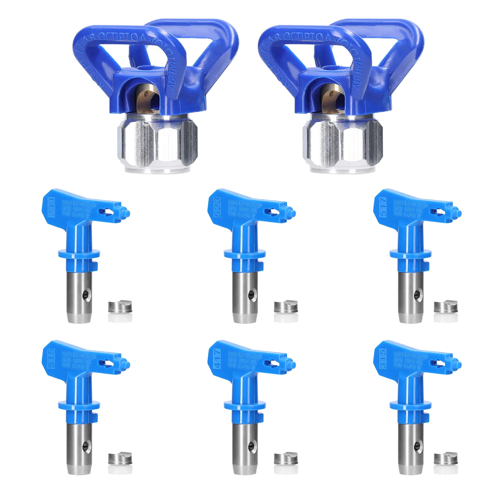 Airless Paint Nozzles Set Reversible Spraying Machine Tips Airless Paint Sprayer Nozzle Airless Sprayer Spraying Machine Parts