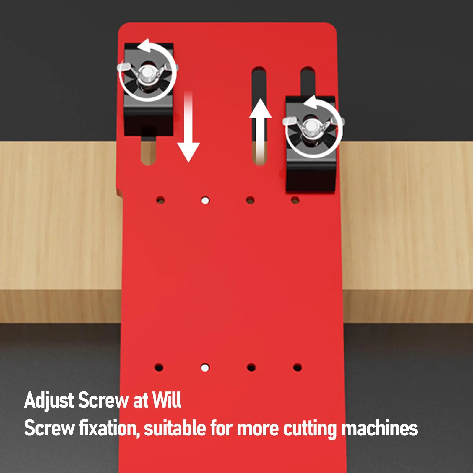 Cutting Machine Base Plate Cutting Machine Base Plate Quick Positioning No Drilling Circular Saw  Plate for Woodworking