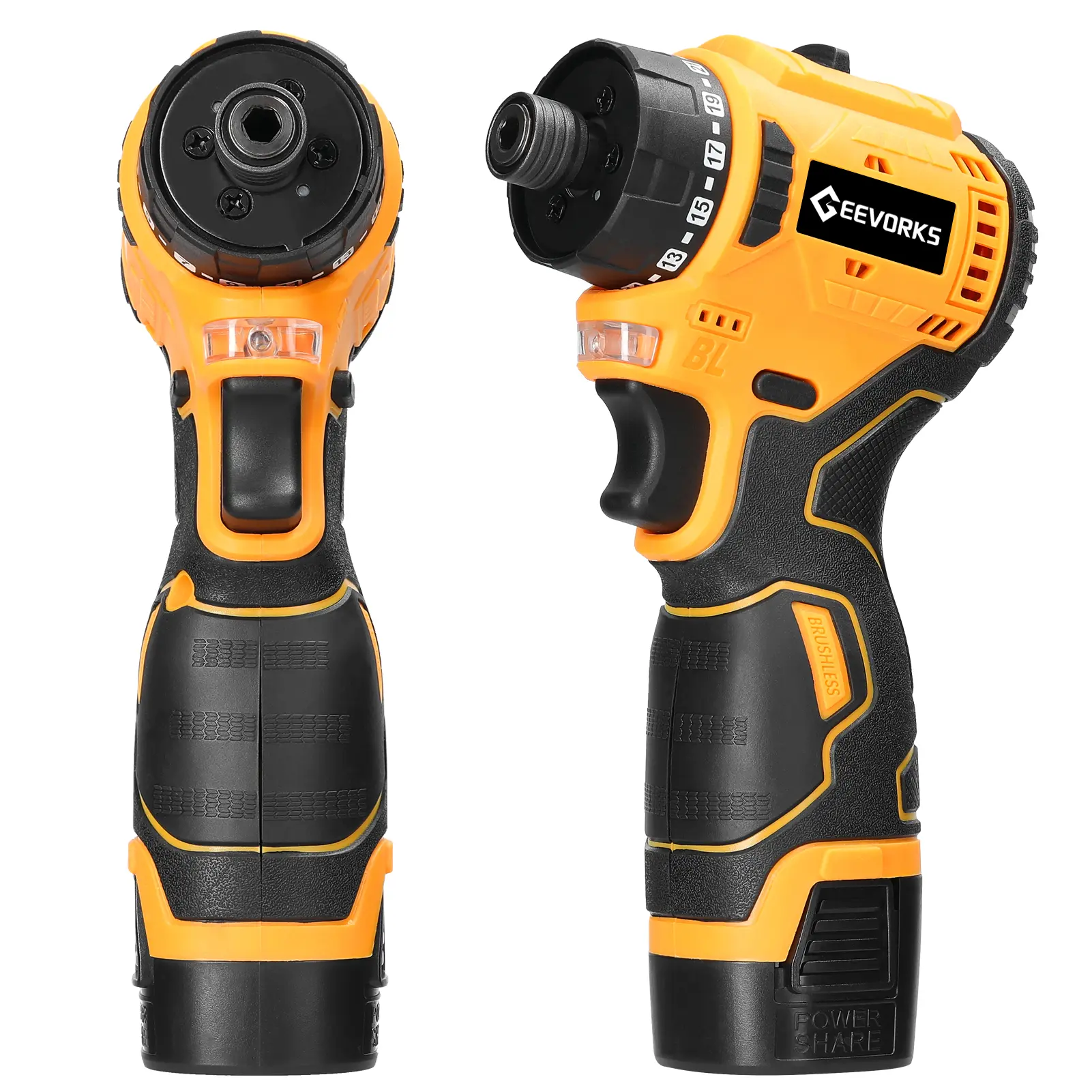 16.8V Lithium Screwdriver 55Nm Torque Multifunctional Repairing Tool Kit Electric Screw Driver for Mobilephones Computers Home A