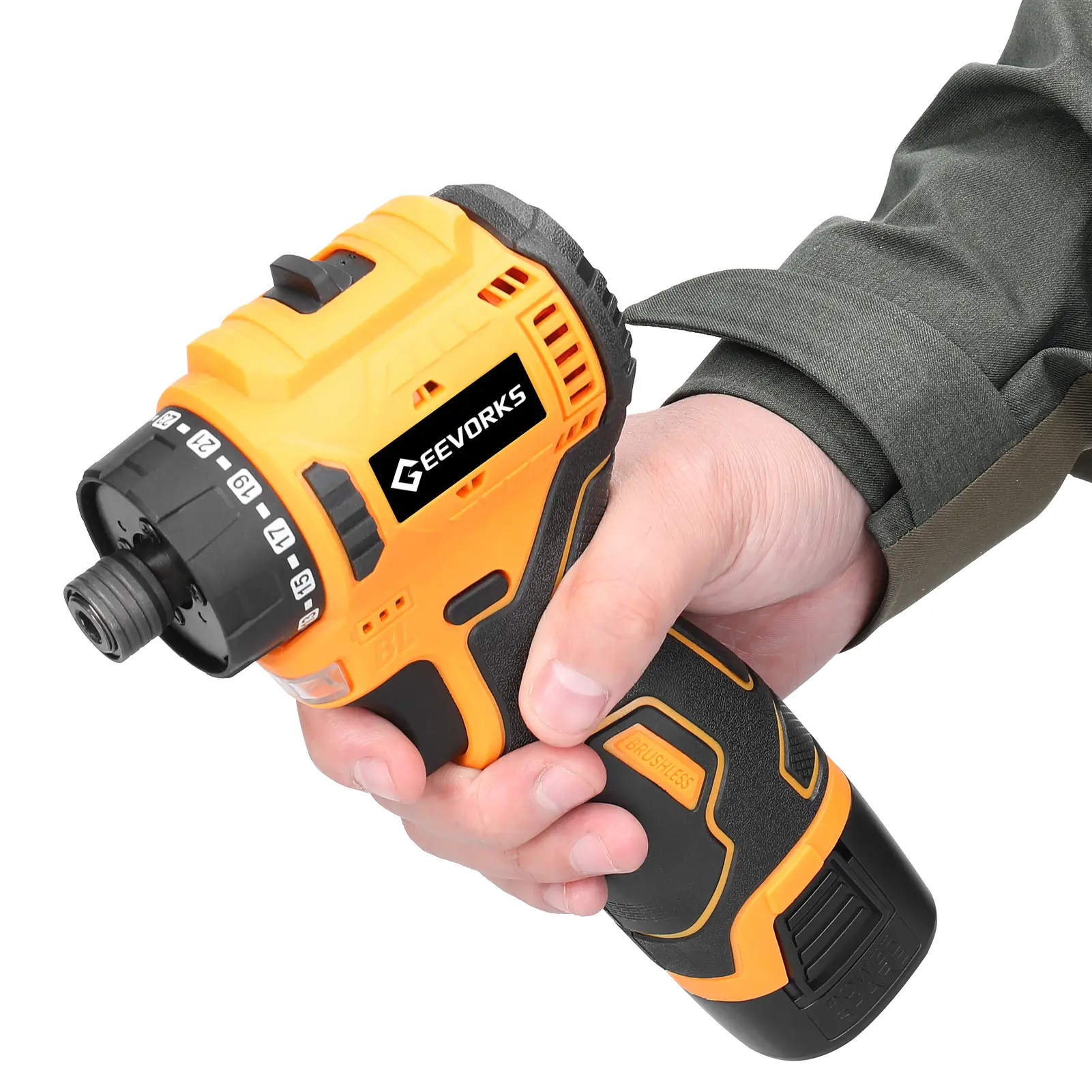 16.8V Lithium Screwdriver 55Nm Torque Multifunctional Repairing Tool Kit Electric Screw Driver for Mobilephones Computers Home A