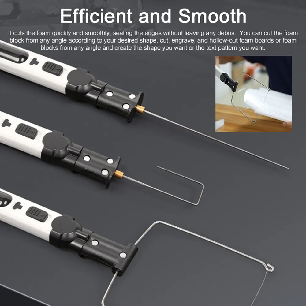 Portable Cordless Foam Cutter Hot Wire Foam Cutter Pen Styrofoam Cutting Electronic Soldering Kit Multifunctional Engraving Pen