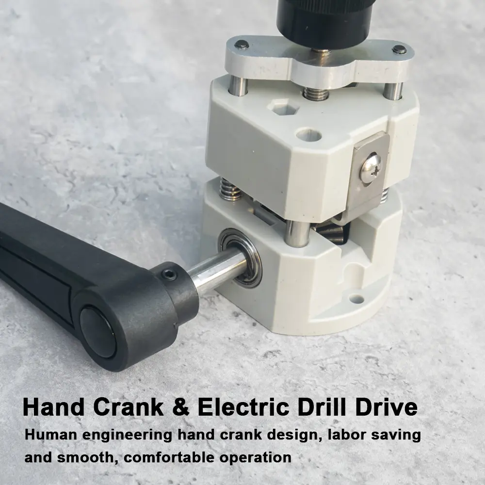 Wire Stripper Manual Wire Stripping Tool 2-20mm Cable Electric Peeling Machine Hand Crank Support Use with Hand Electric Drill
