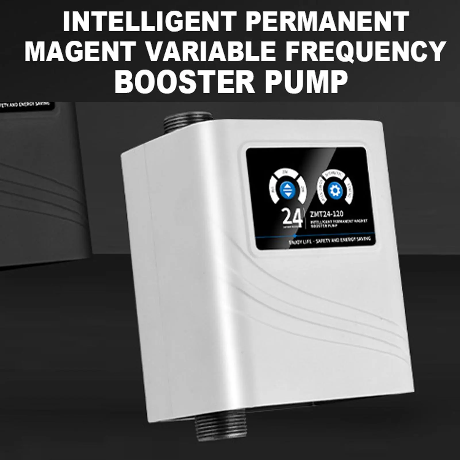 Water Pressure Booster Pump Automatic Water Pressure Booster Pump Intuitive Touch Control Panel 3 Gears Adjustable for Faucets